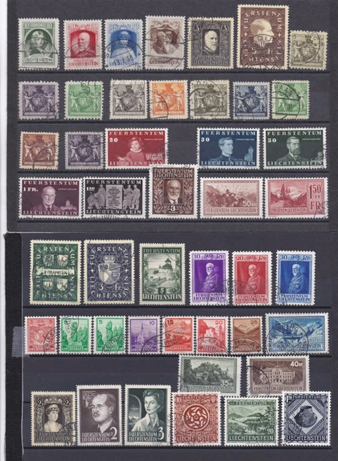 Liechtenstein 1921/1940 - Liechtenstein - Zumstein