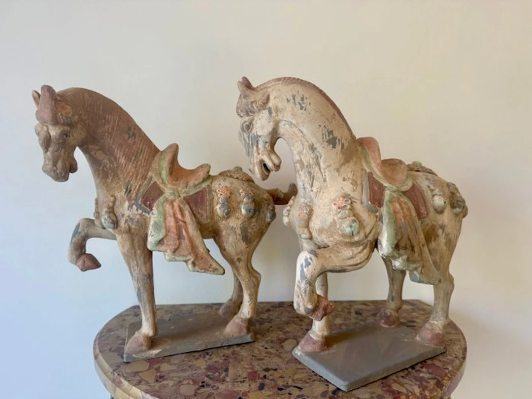 Tang horses - Terracotta - China (No reserve price)