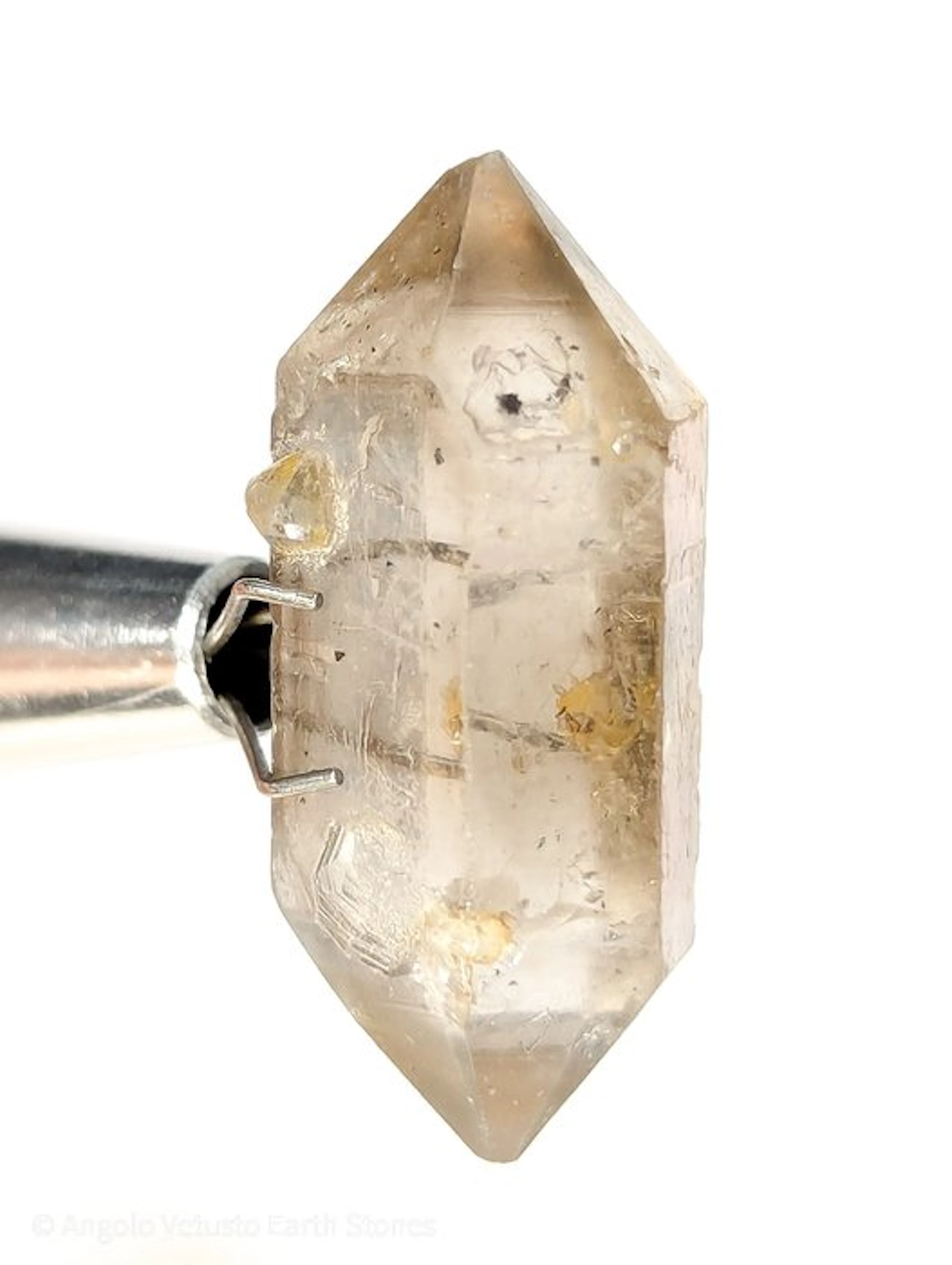 23.45 ct – Rare Herkimer Smoky Quartz – Double Terminated...