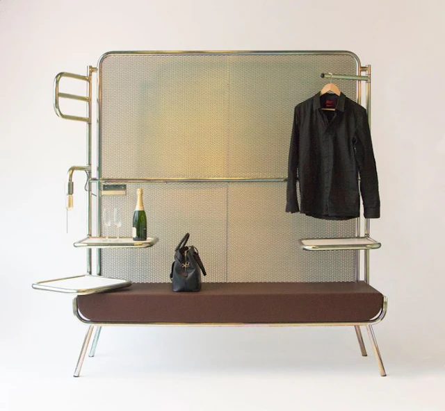 Jesse Visser - Settle (furniture) - Steel, Textile