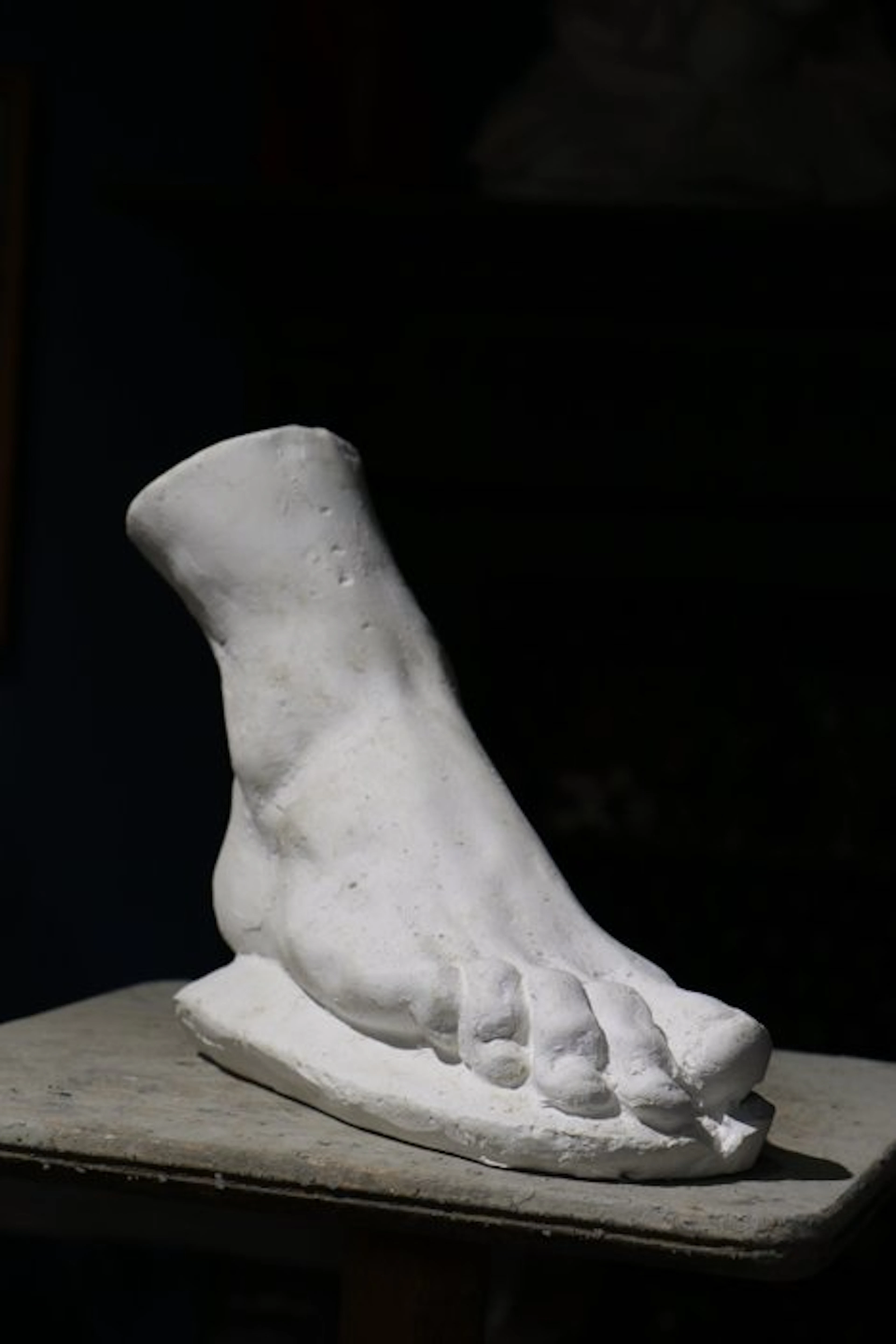 Sculpture, Frammento del Piede del Gladiatore in gesso - 25 cm - Plaster