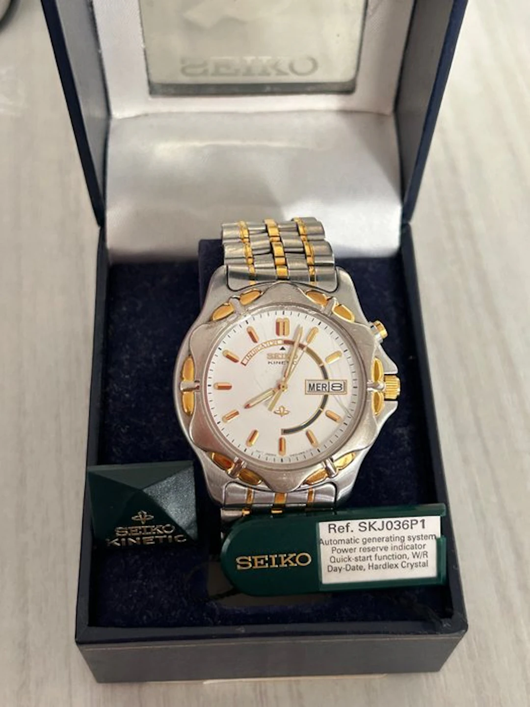 Seiko - Kinetic DayDate Gold Plated - No reserve price - Unisex - 1980-1989
