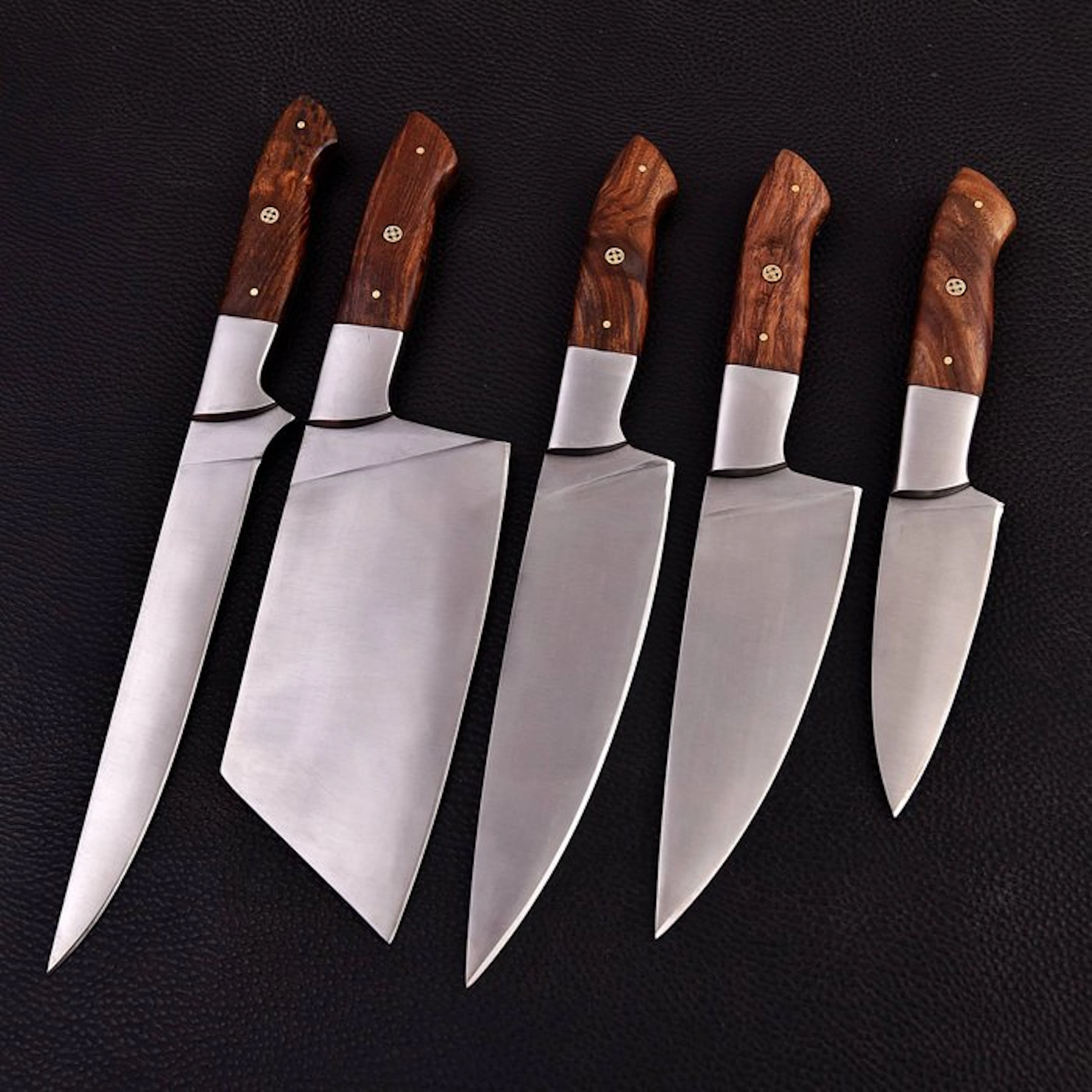 Kitchen knife - Chef's knife - wood and D2 steel - Japan