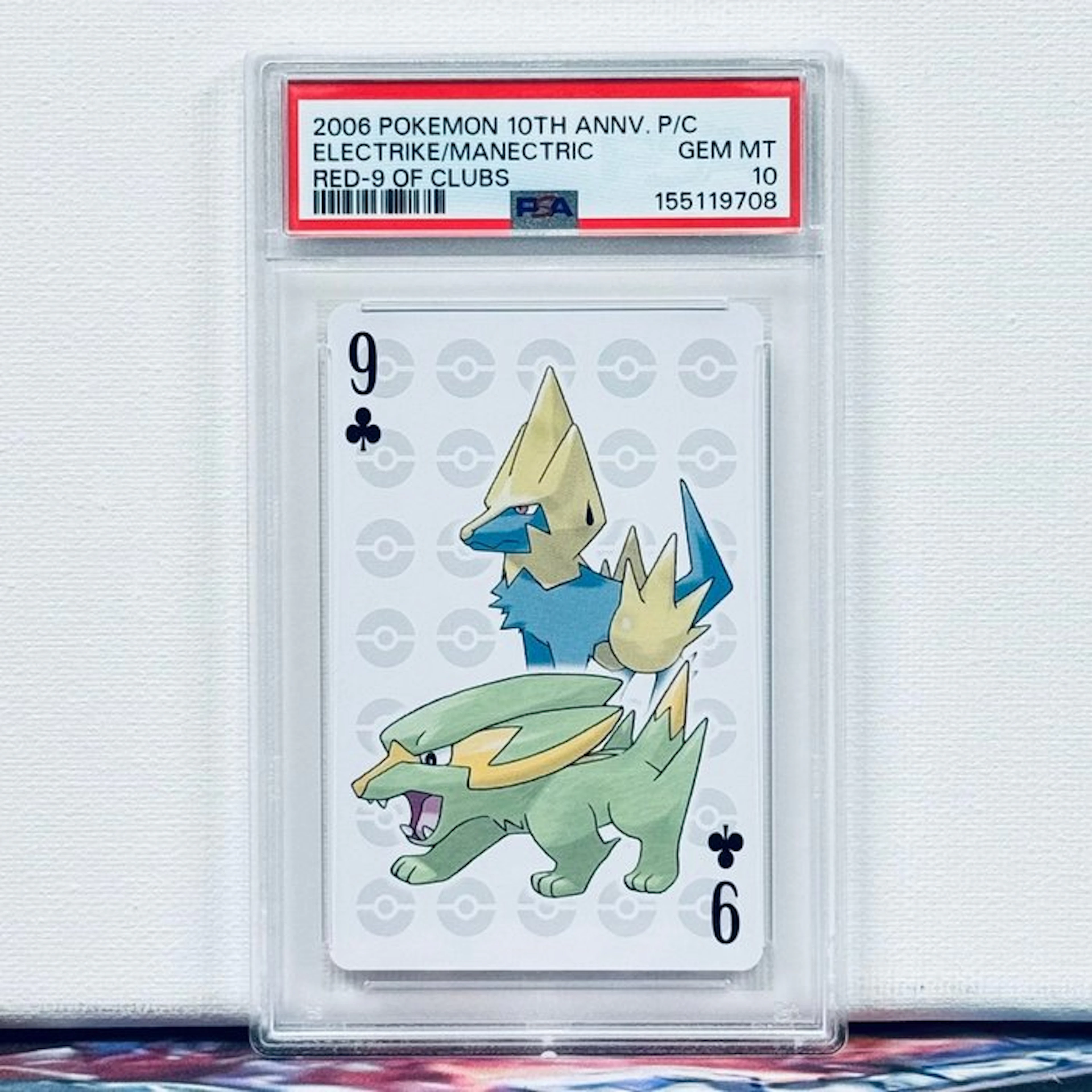 Pokémon Graded card - ELECTRIKE/MANECTRIC 2006 POKEMON 10TH ANNV
