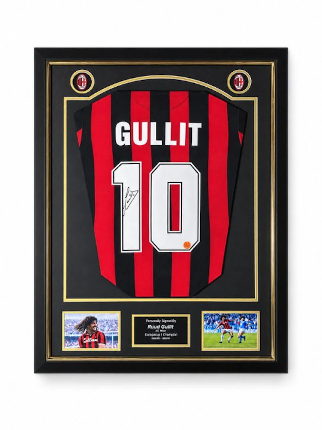 AC Milan - European Football League - Ruud Gullit Signed...