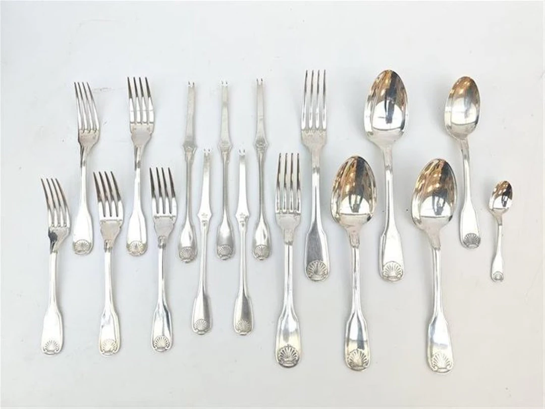 NO RESERVE. Christofle. model: Arcantia. - Cutlery set (18) - Silverplated