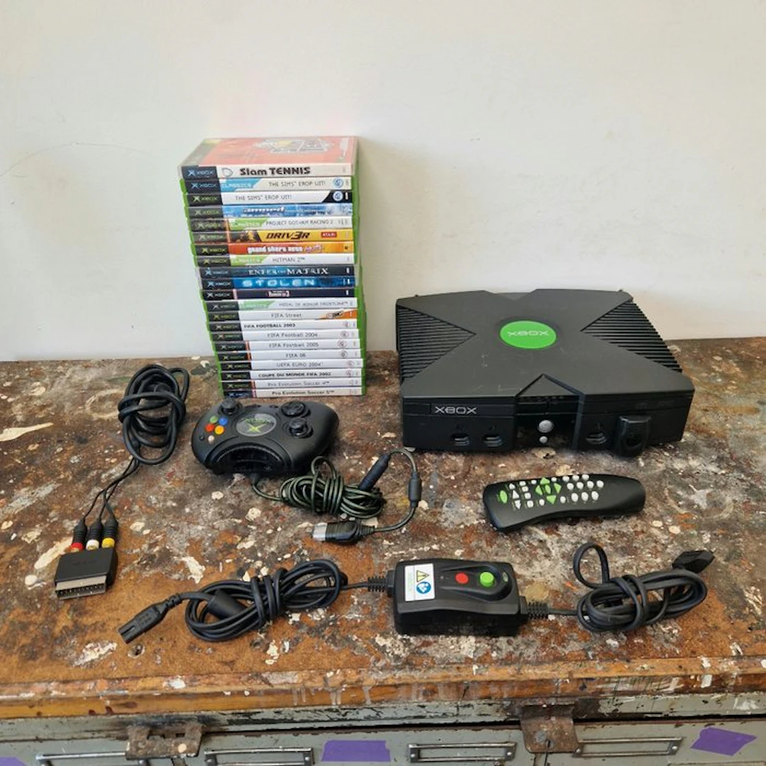 Microsoft - Xbox original - Video game console + games
