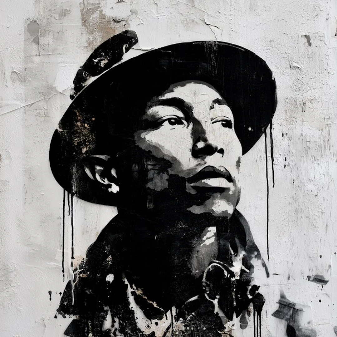 David Law (1967) - Pharrell Williams (Stencil)