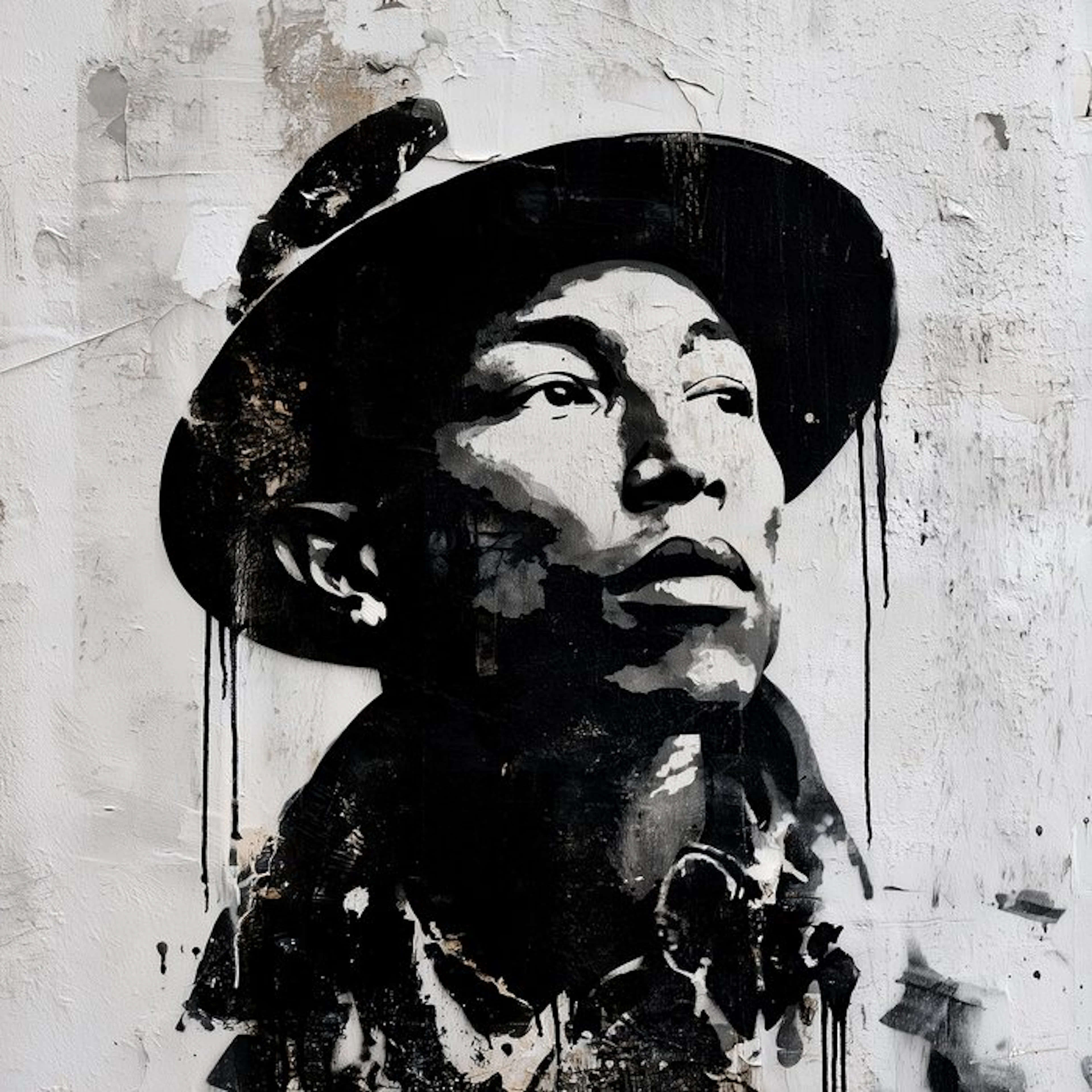 David Law (1967) - Pharrell Williams (Stencil)