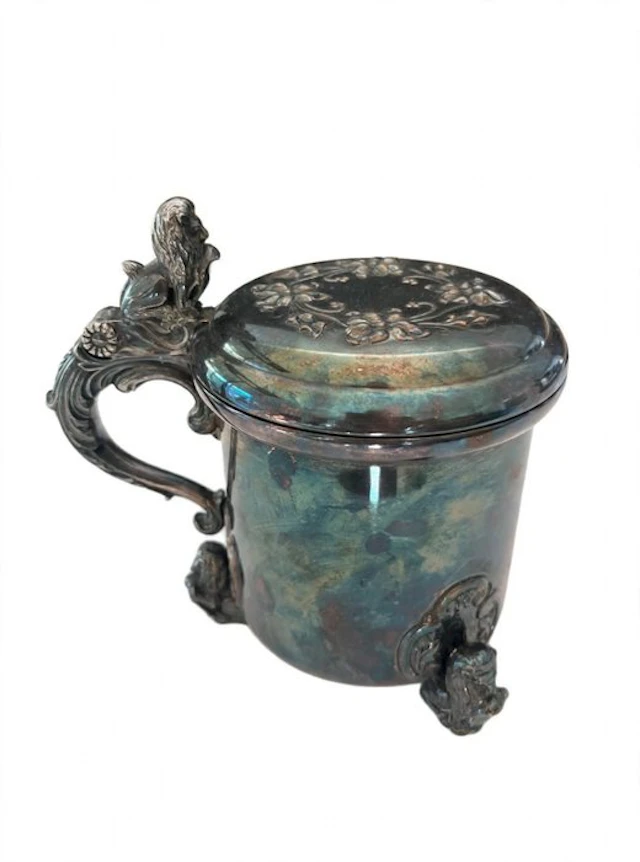 AWA - No reserve price - Tobacco jar - Silverplated