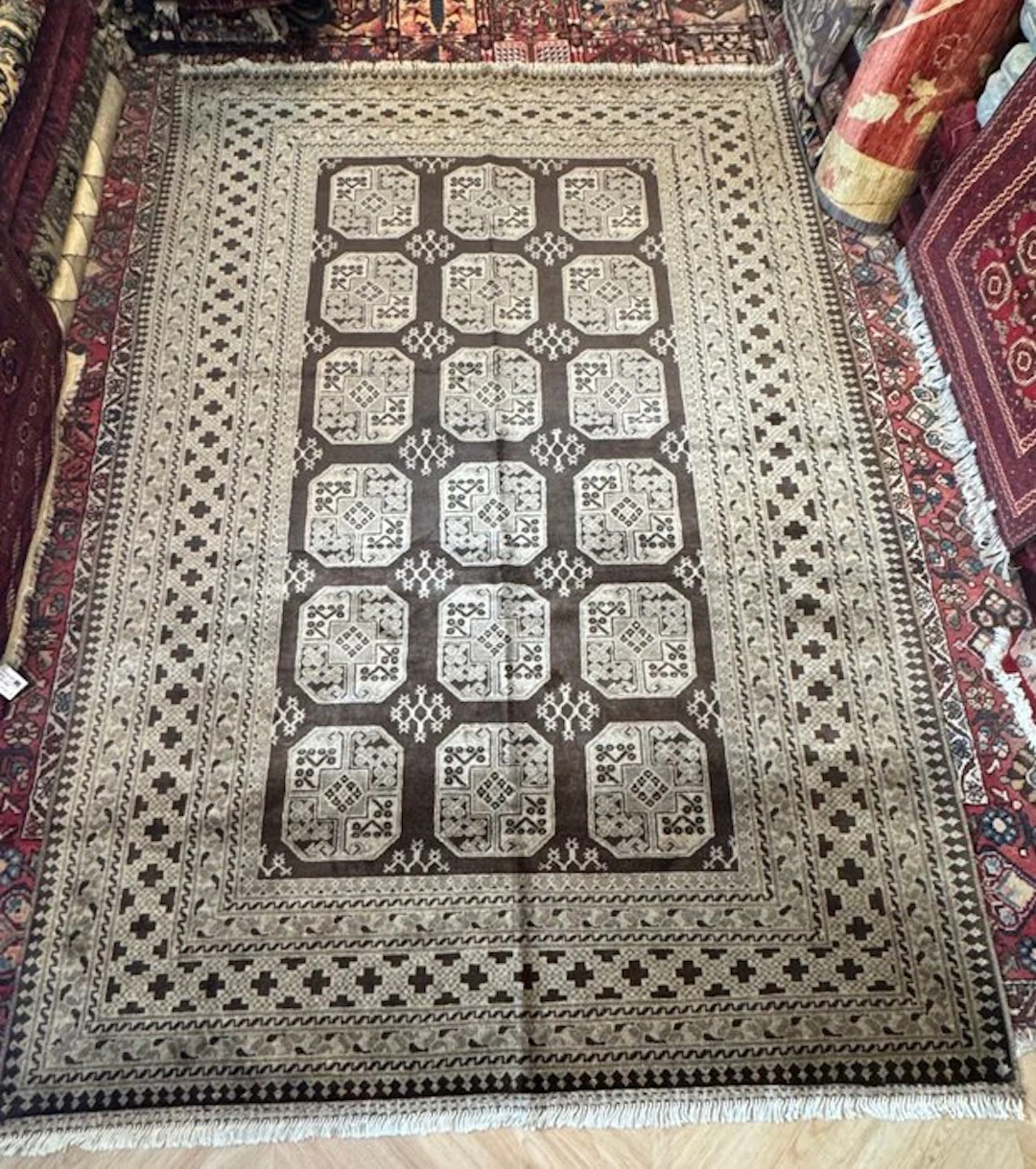 Afghan - Carpet - 3 m - 2 m - Afghan Natural Wool Rug