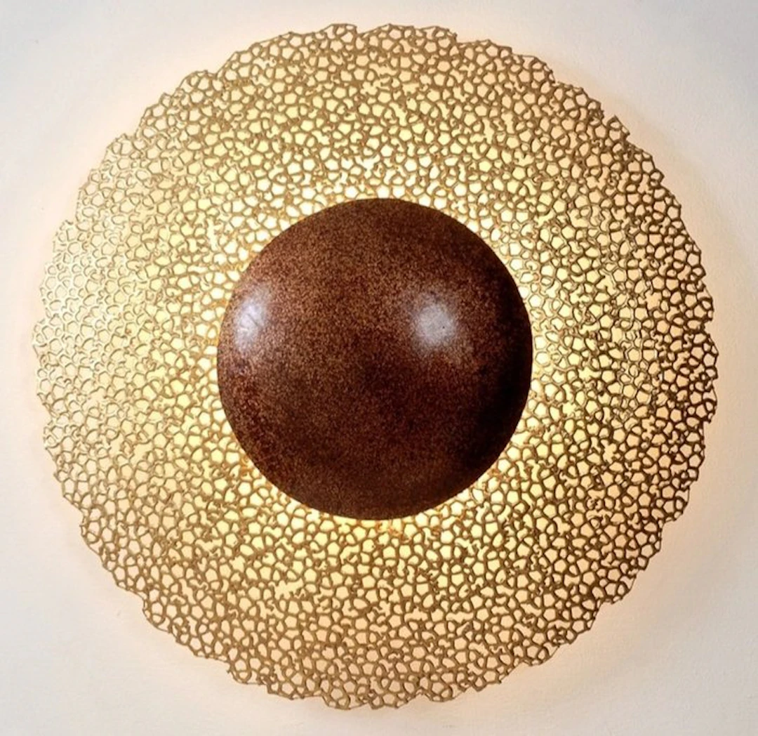 Paul Neuhaus - Paul Neuhaus - Lamp ornament (2) - Metal, Brass