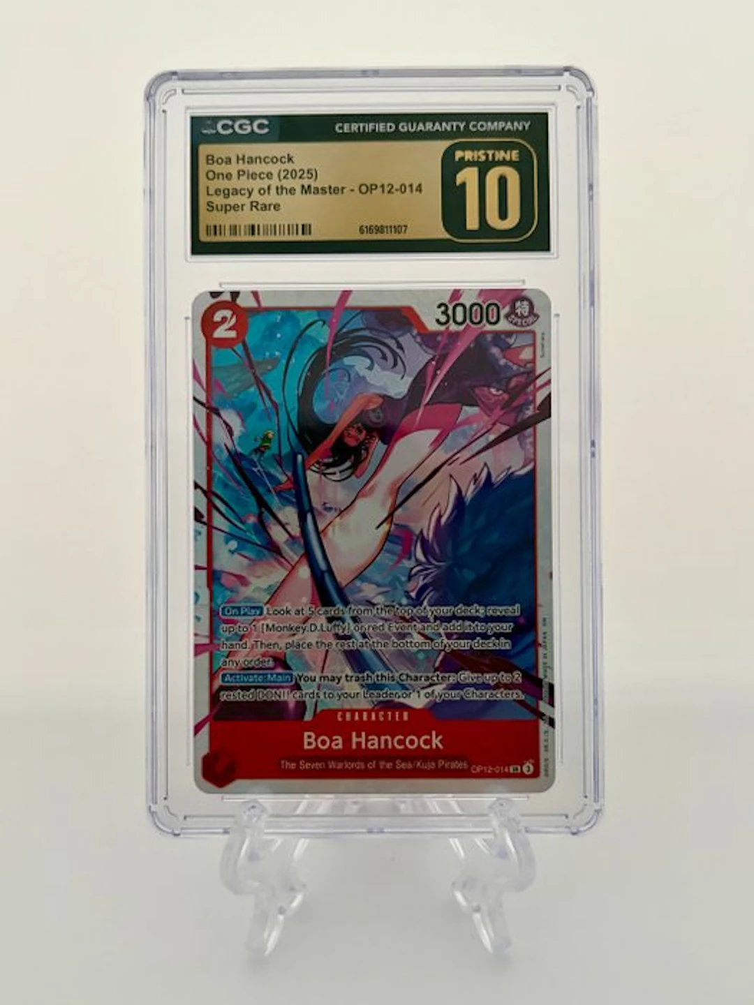 One Piece - 1 Graded card - One Piece - Boa Hancock...
