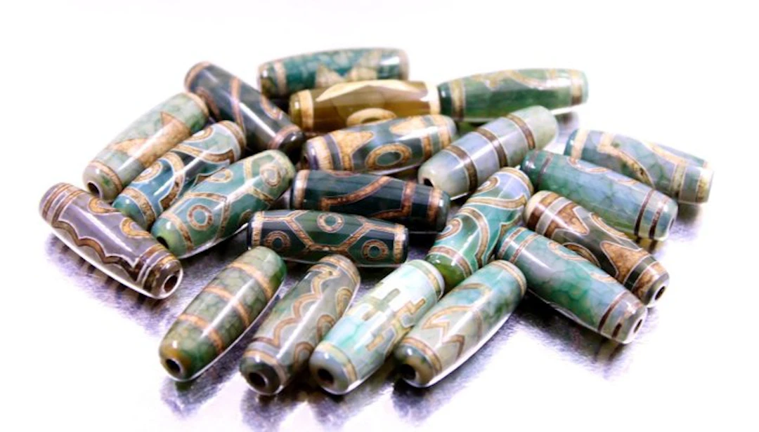 21 Very beautiful Buddhist Sacred Tibetan natural green...