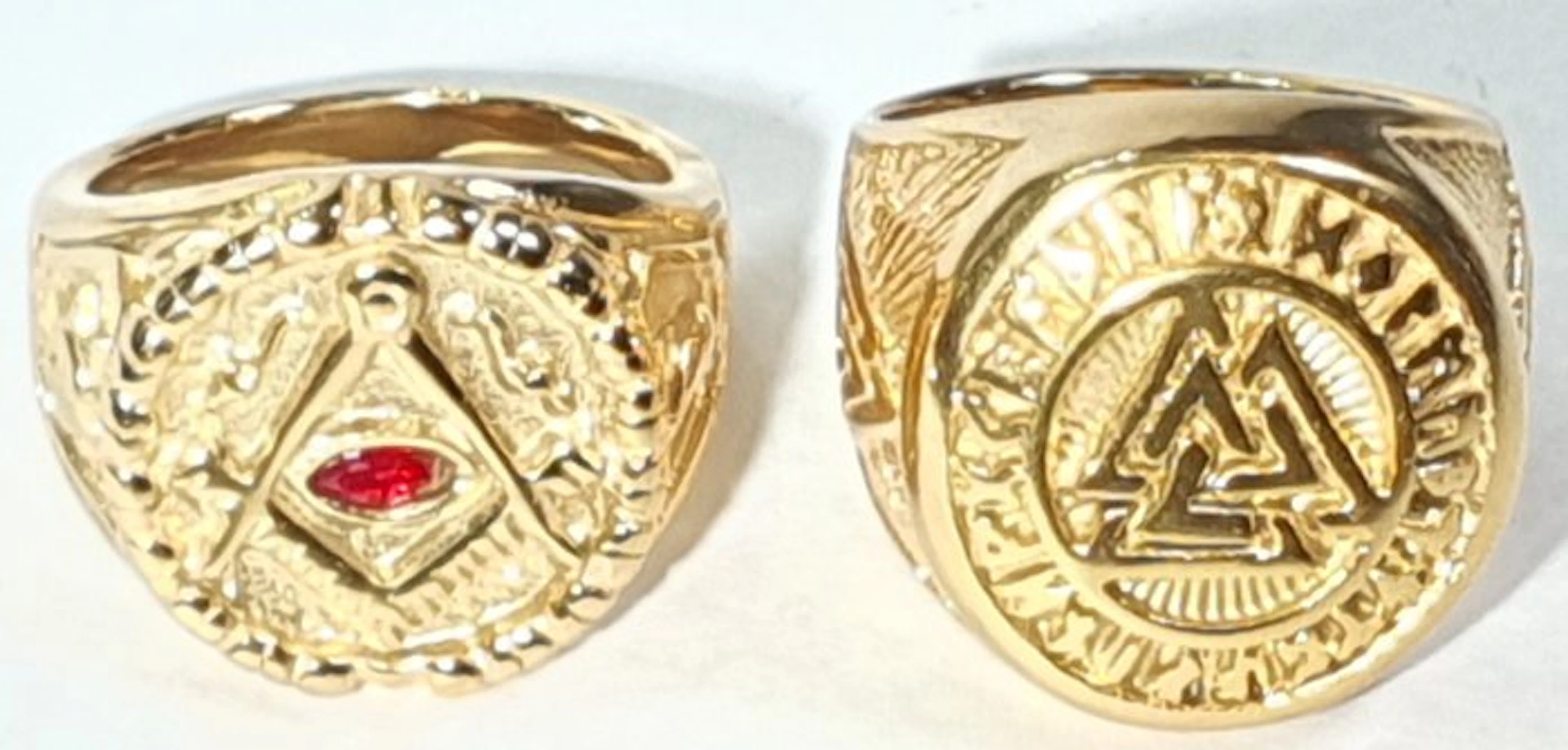 2 Masonic Rings of the Great Architect: Inner Power