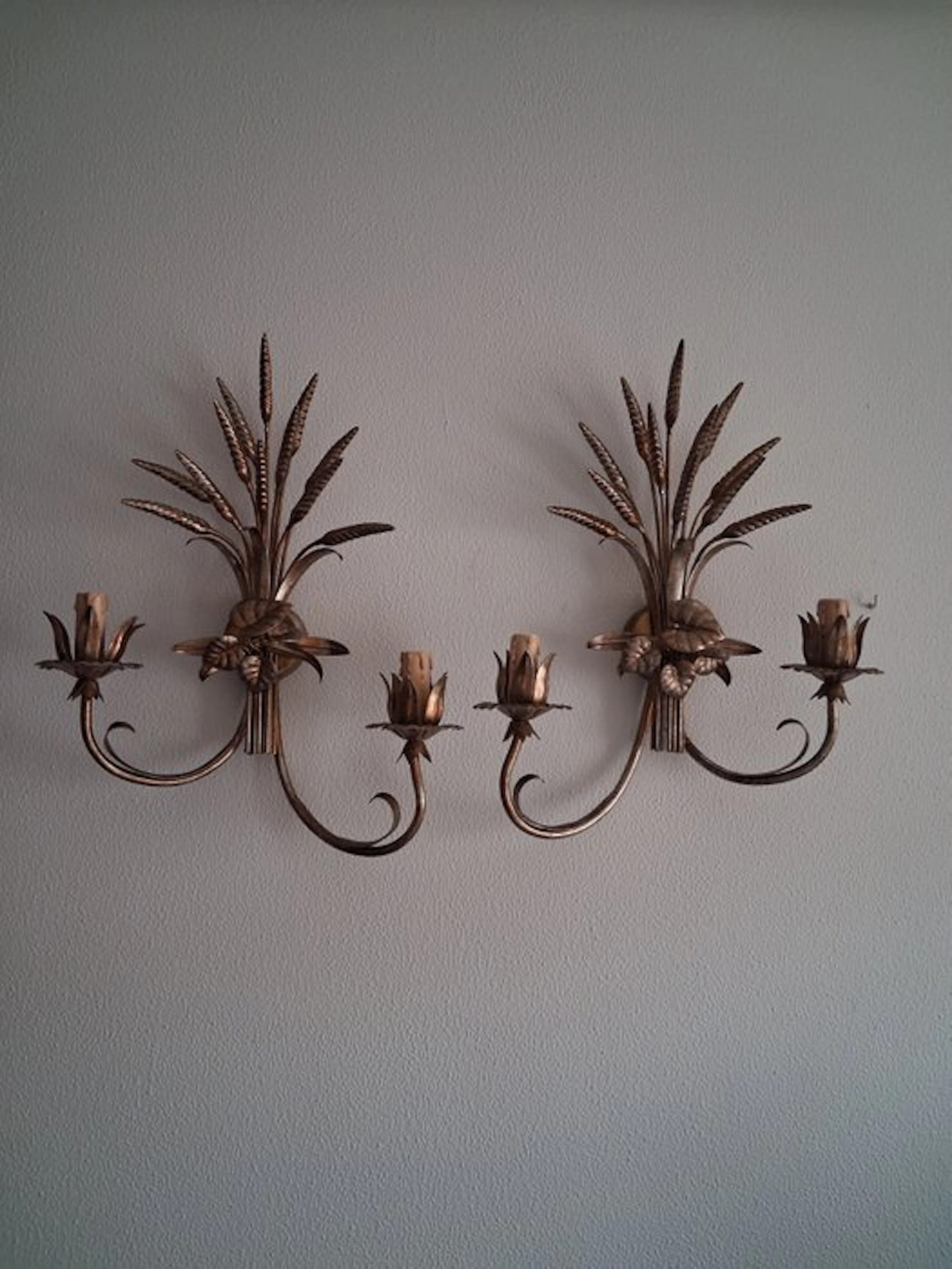 Wall lamp - Iron, Wrought iron - Iron wall sconce