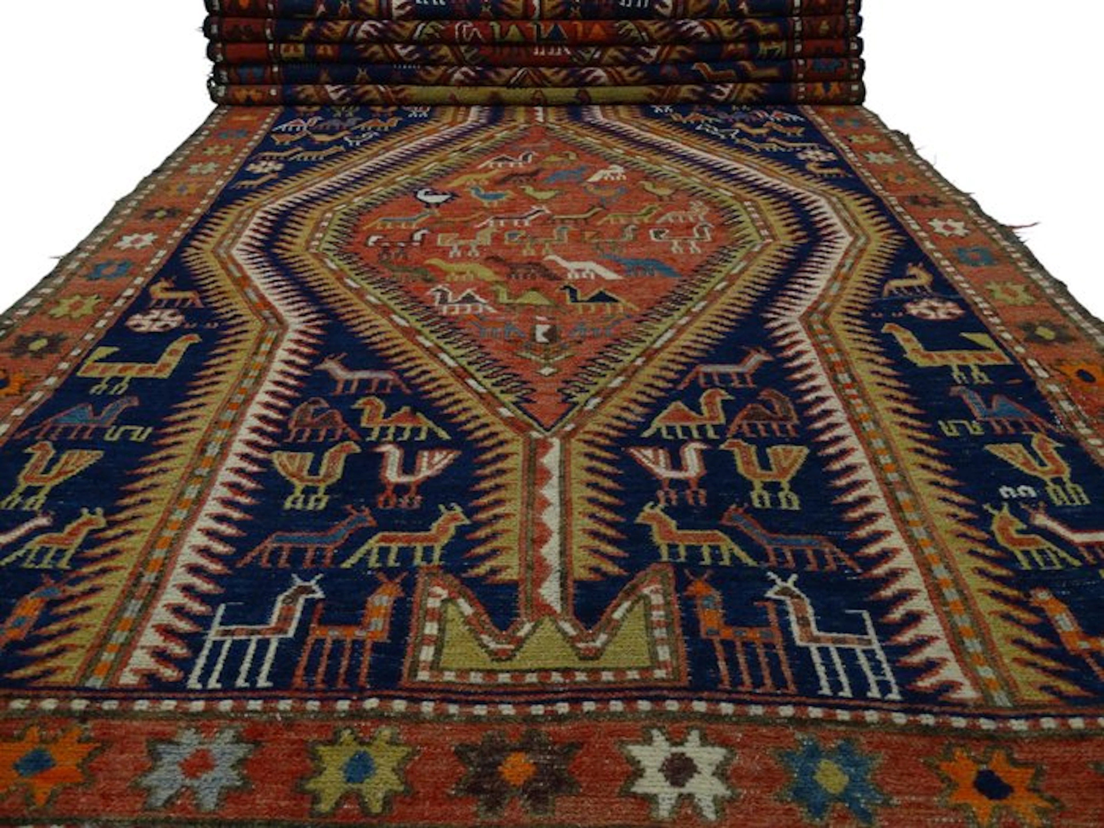 Antique Kilim Sumakh - Cleaned - Rug - 316 cm - 102 cm