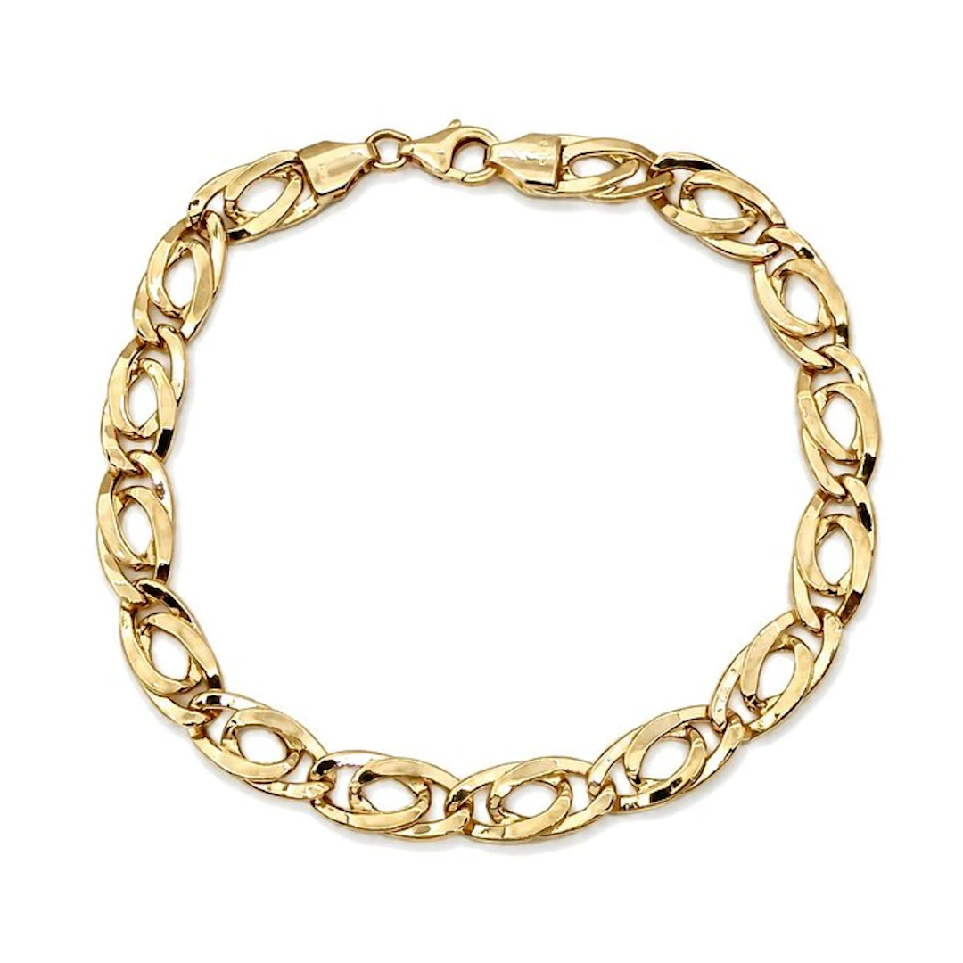 Bracelet - 18 kt. Yellow gold - Handmade - Made in Italy