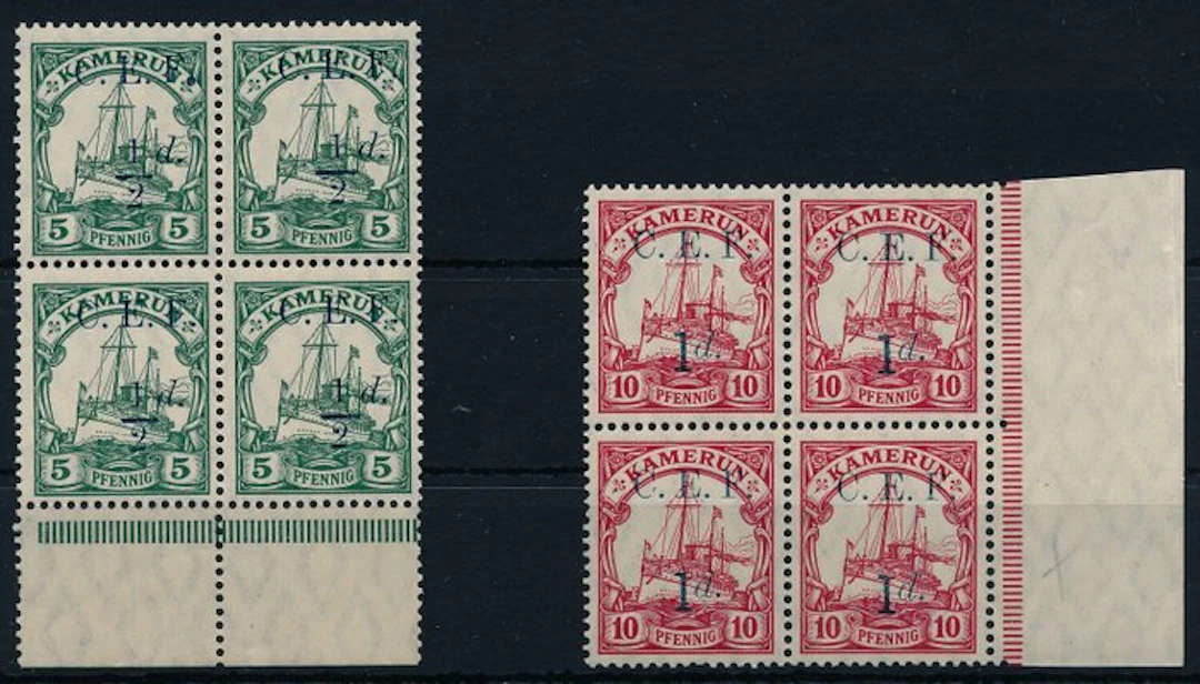 German Colonies - Cameroon 1915 - British occupation