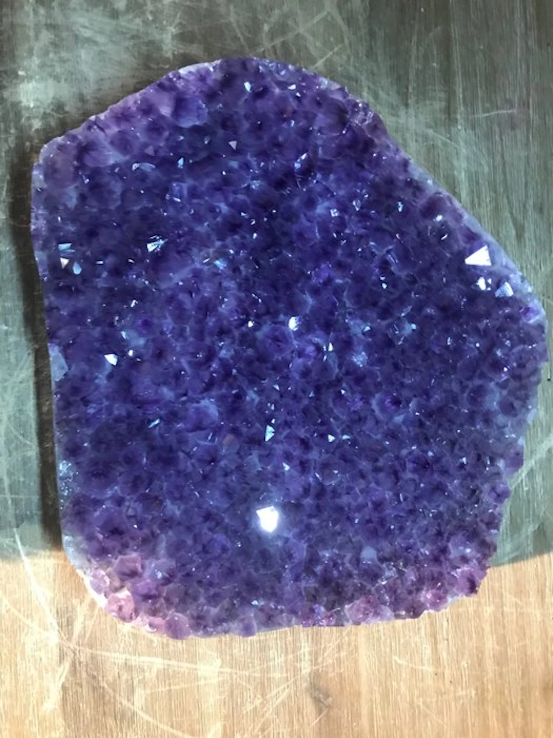 Amethyst Crystal cluster - Height: 33 cm - Width: 27 cm- 5.5 kg - (1)
