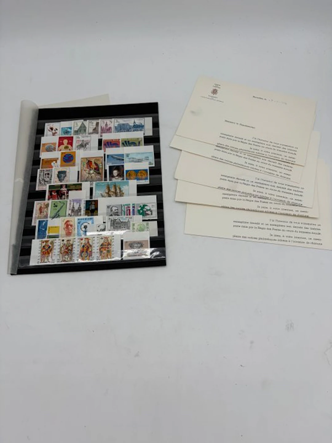 Belgium 1973/1973 - Full year 1973, unperforated - with ministerial mail