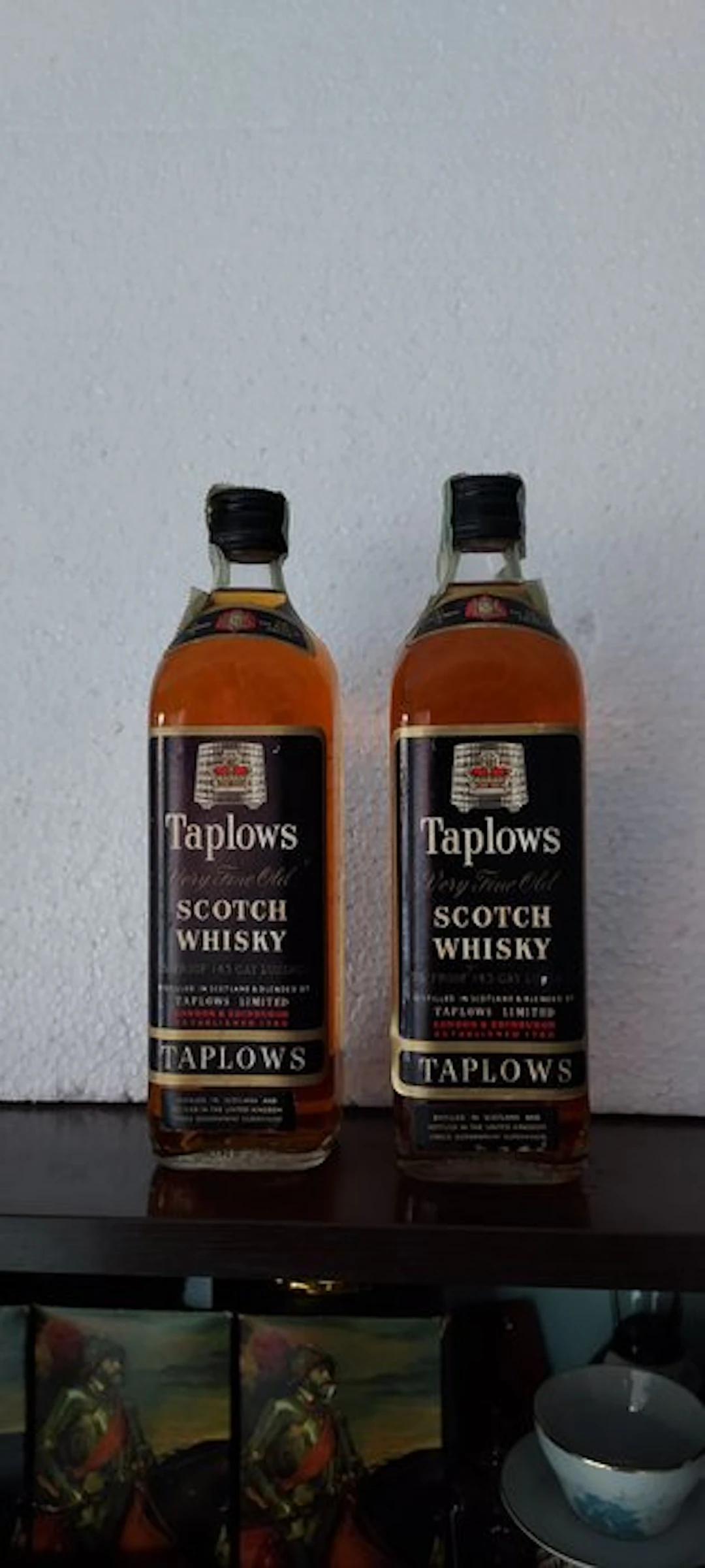 Taplows Very Fine Old - b. 1960s, 1970s - 75cl - 2 bottles