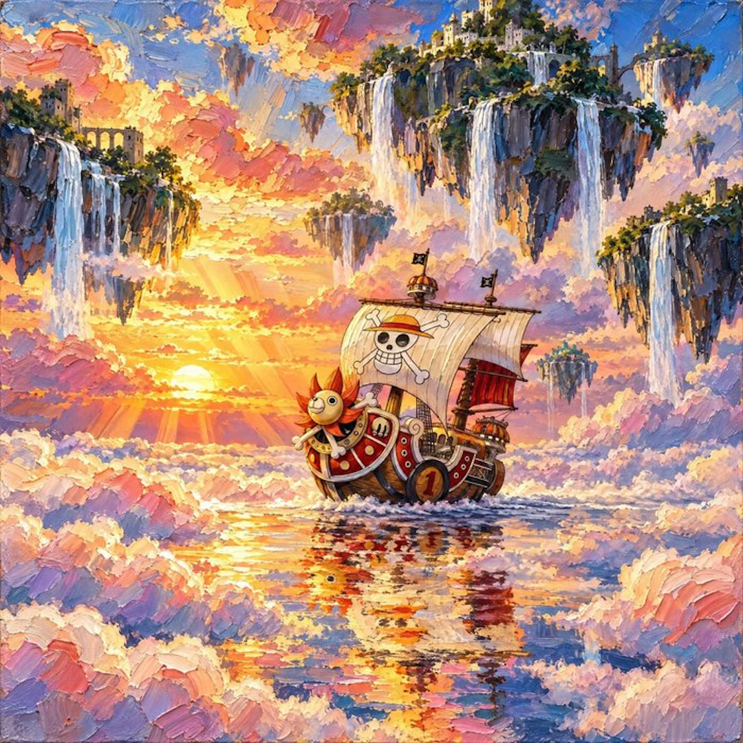 MEDSAN - Thousand Sunny Above the Clouds (雲上のサウザンド・サニー号) - UNIQUE WORK
