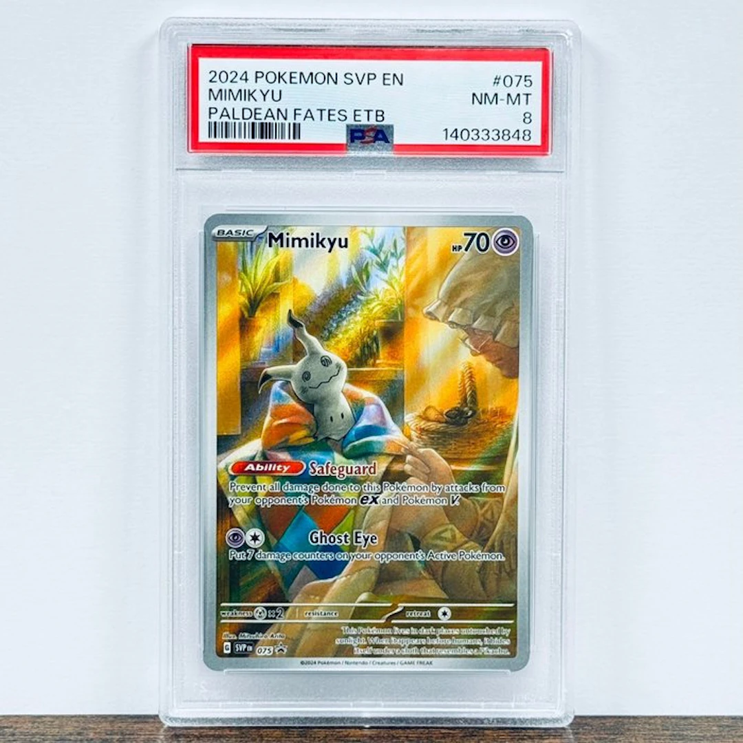 Pokémon Graded card - Mimikyu 075 – Pokémon - PSA 8