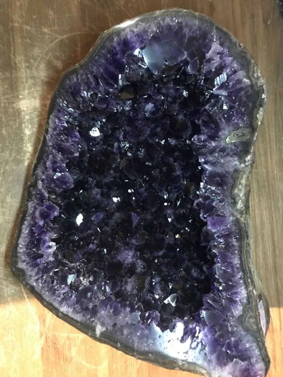 Amethyst Crystal cluster - Height: 37 cm - Width: 30 cm- 14 kg - (1)