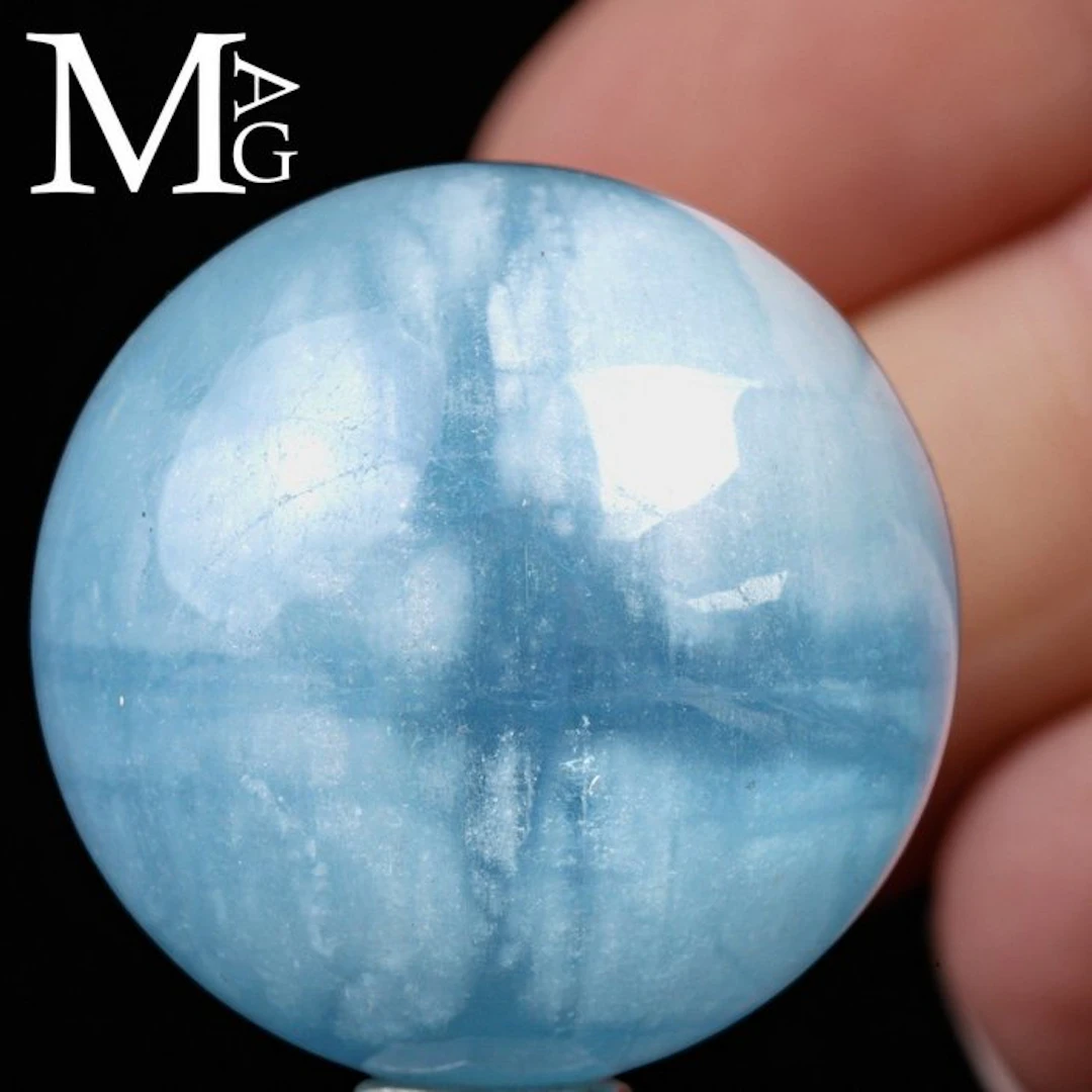 Beryl Crystal Sphere – Aquamarine - Fascinating...