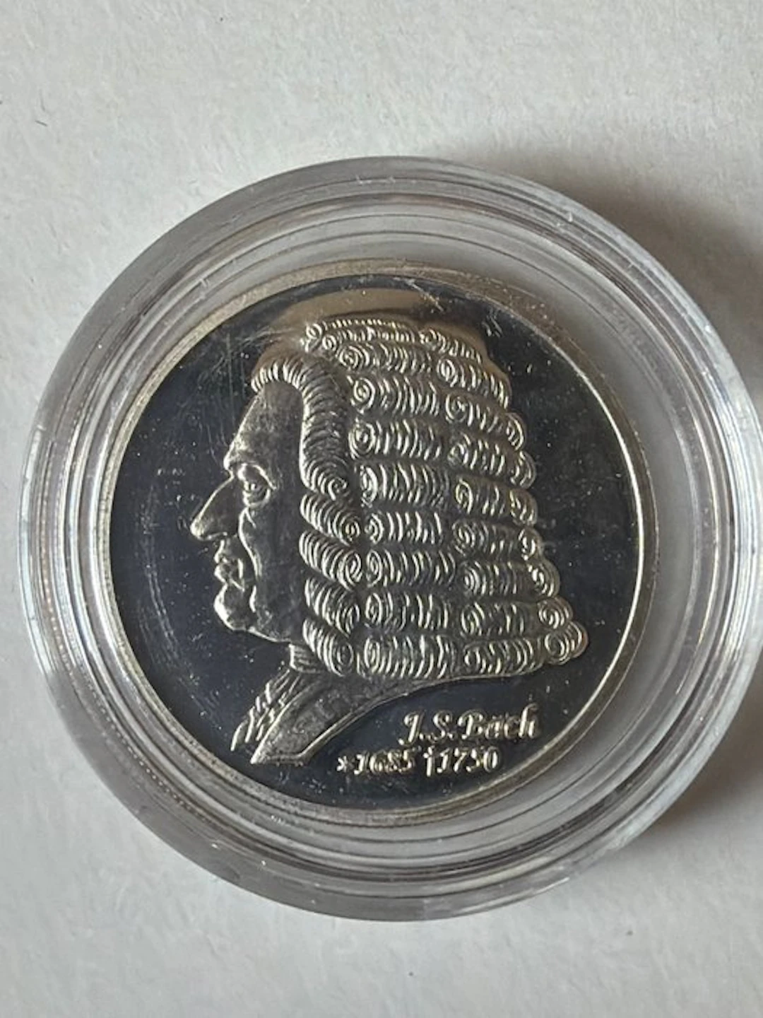 Germany. Silver medal 2010, J.S. Bach, 1/2 oz (.999) (No reserve price)
