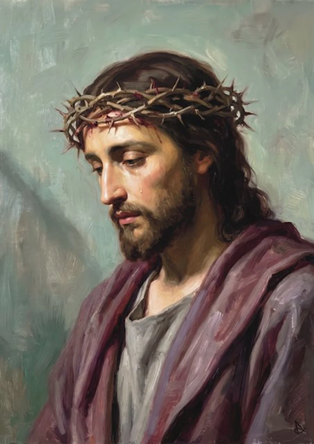 Andrea Di Martino ANDSAL 1991 - Jesus Christ - les Larmes...