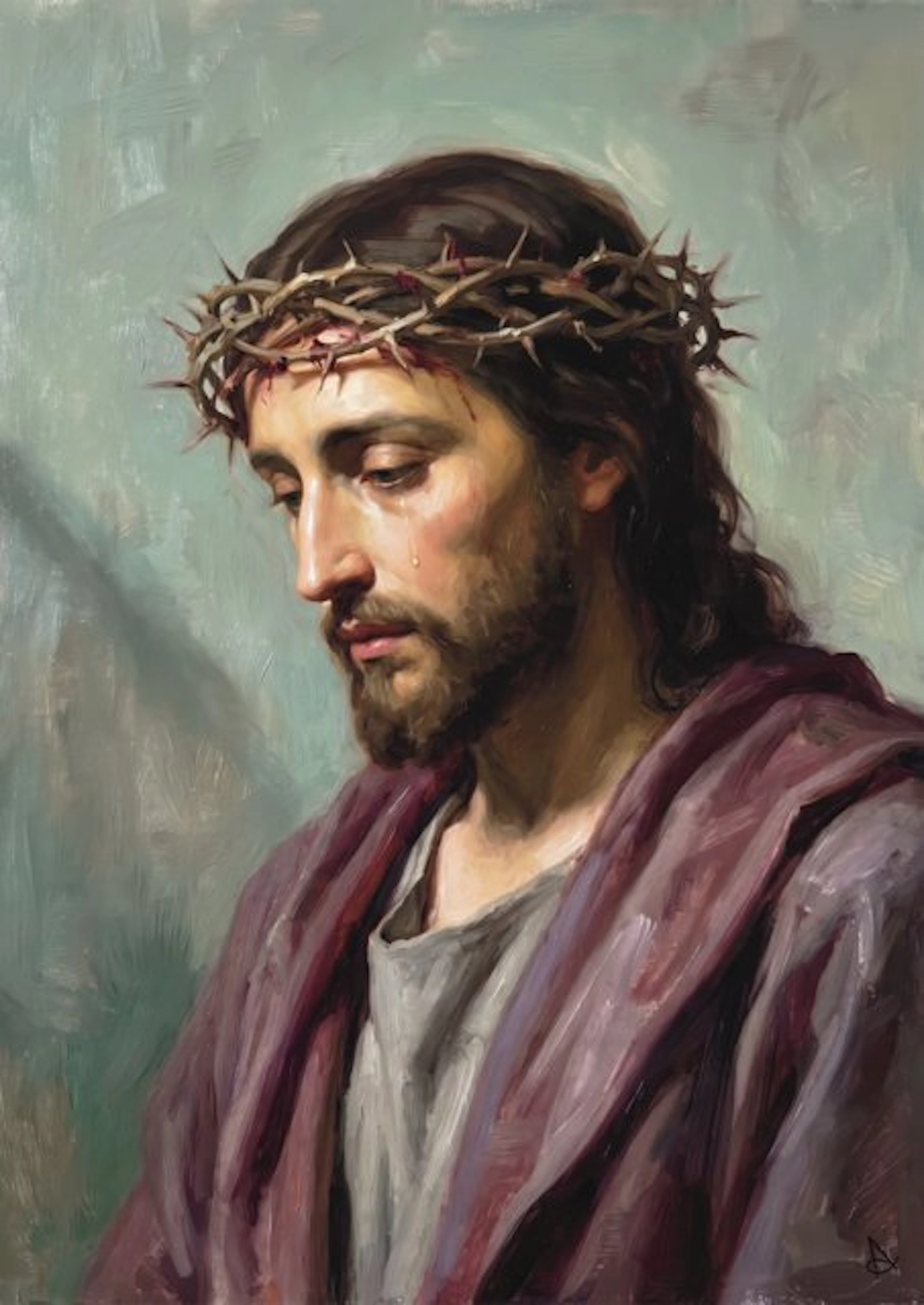 Andrea Di Martino ANDSAL 1991 - Jesus Christ - les Larmes...
