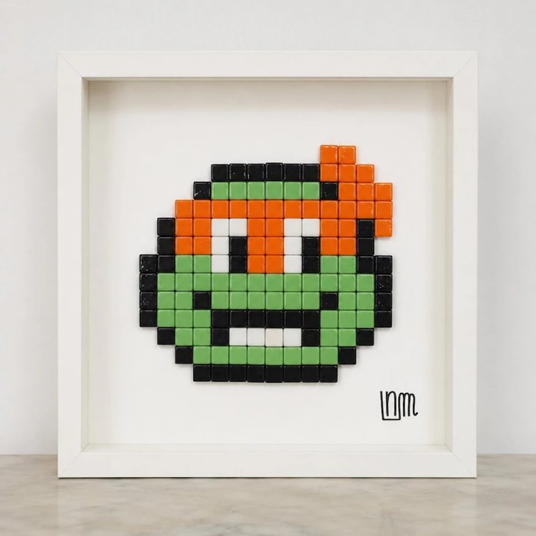 nLm - Ninja Turtle Michelangelo • Mosaic • 12/50