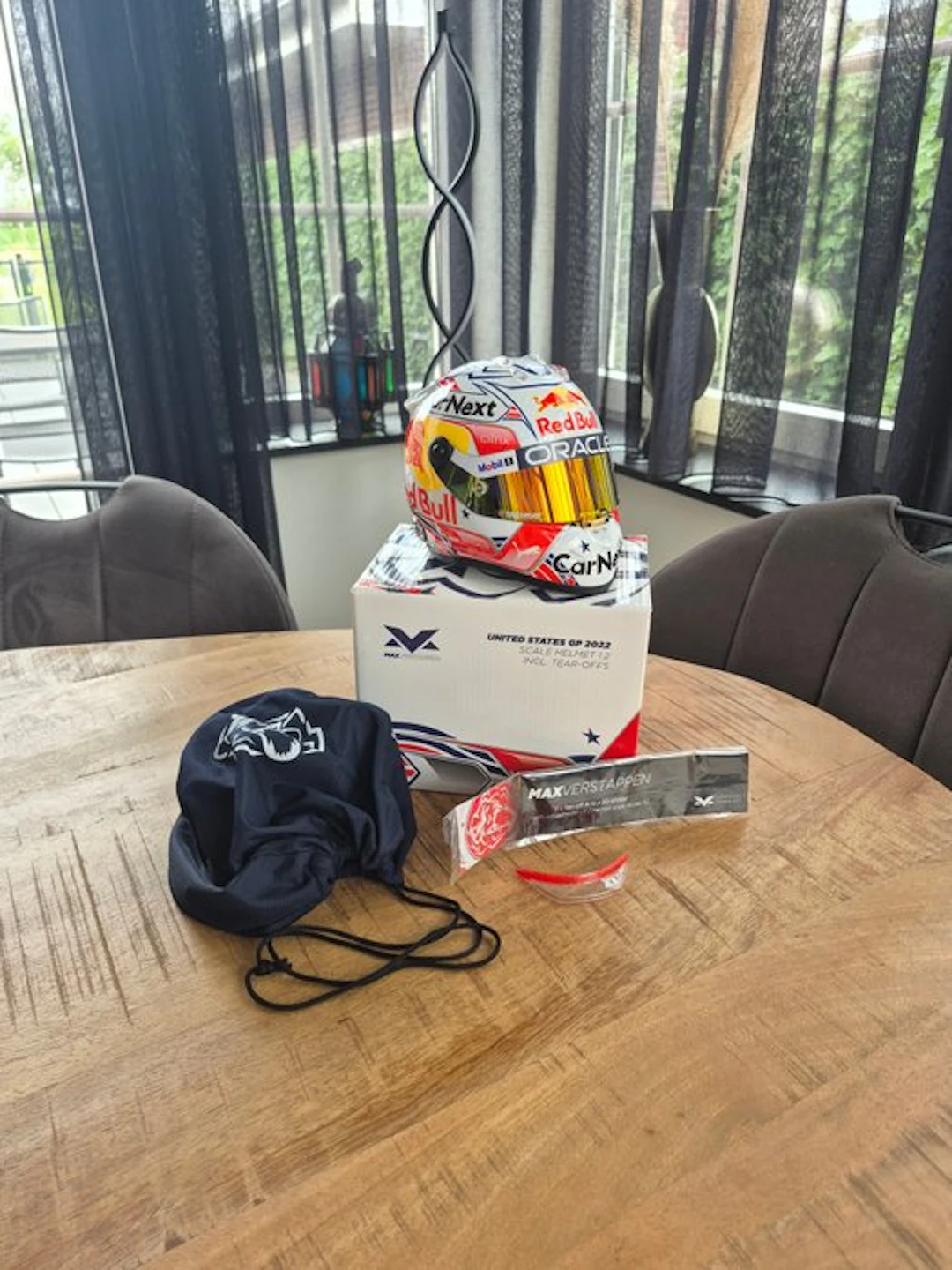 Red Bull Racing - United States GP - Max Verstappen - 2022 - Scale 1/2 helmet