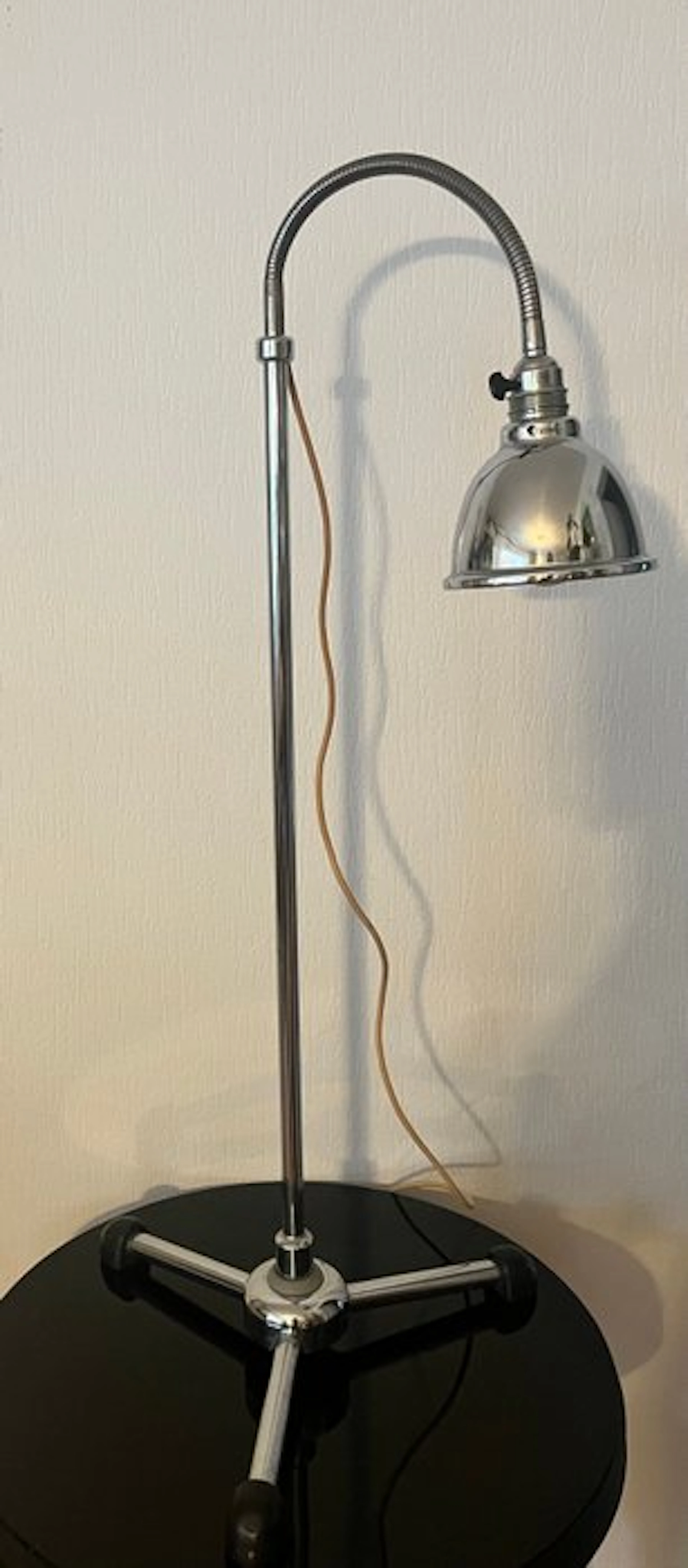 Christian Dell - Lamp - Chrome plated, Metal - Original Bauhaus floor lamp