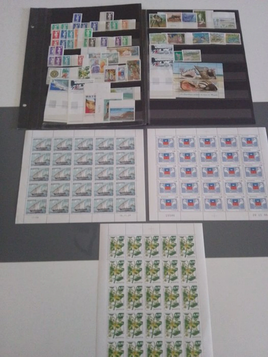 Mayotte - Lot of stamps