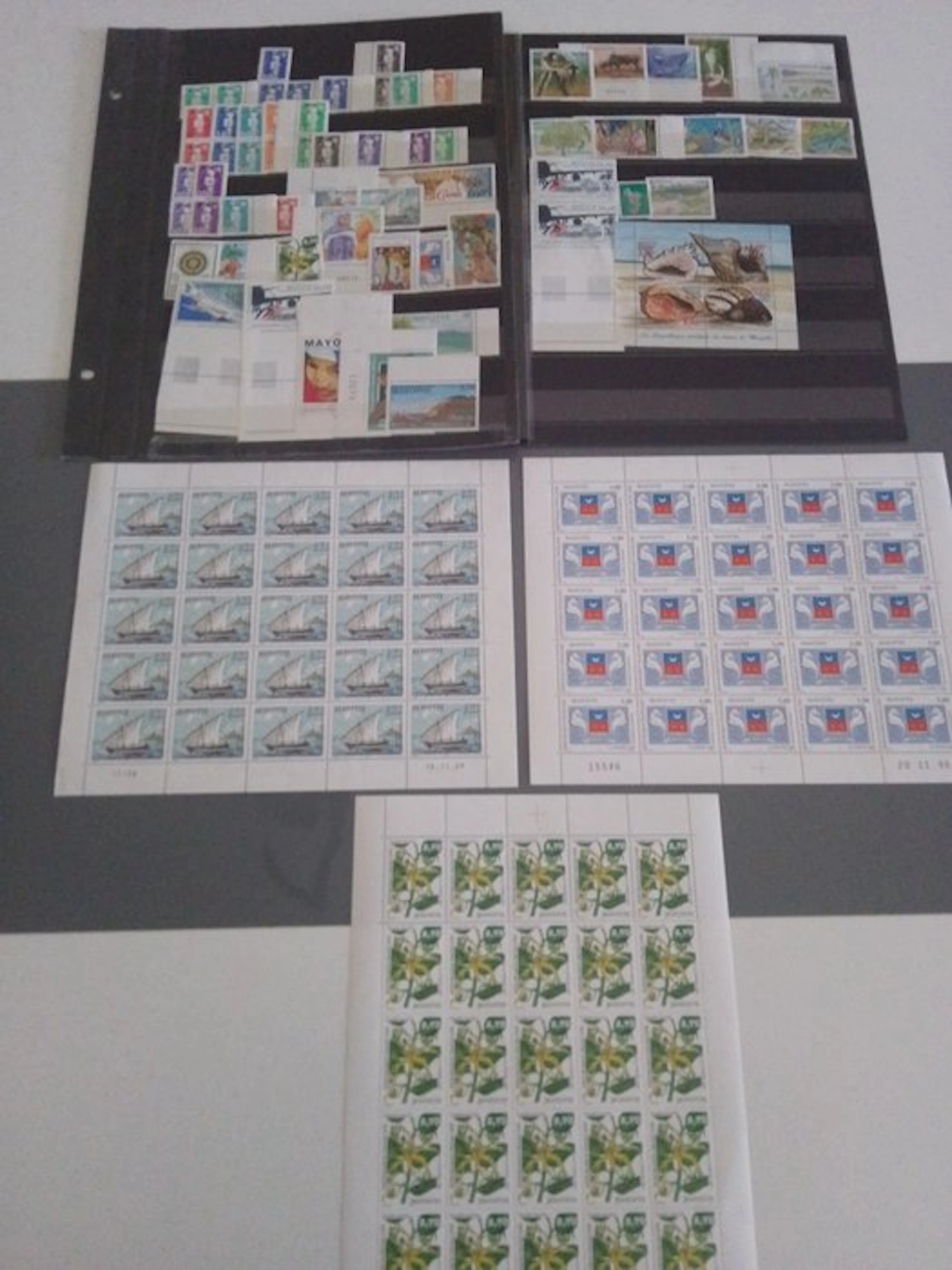 Mayotte - Lot of stamps
