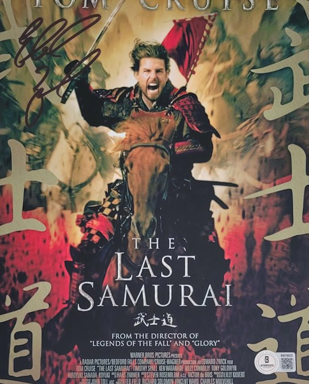 Tom Cruise - The Last Samurai - Edward Zwick (Film Director) - Autograph