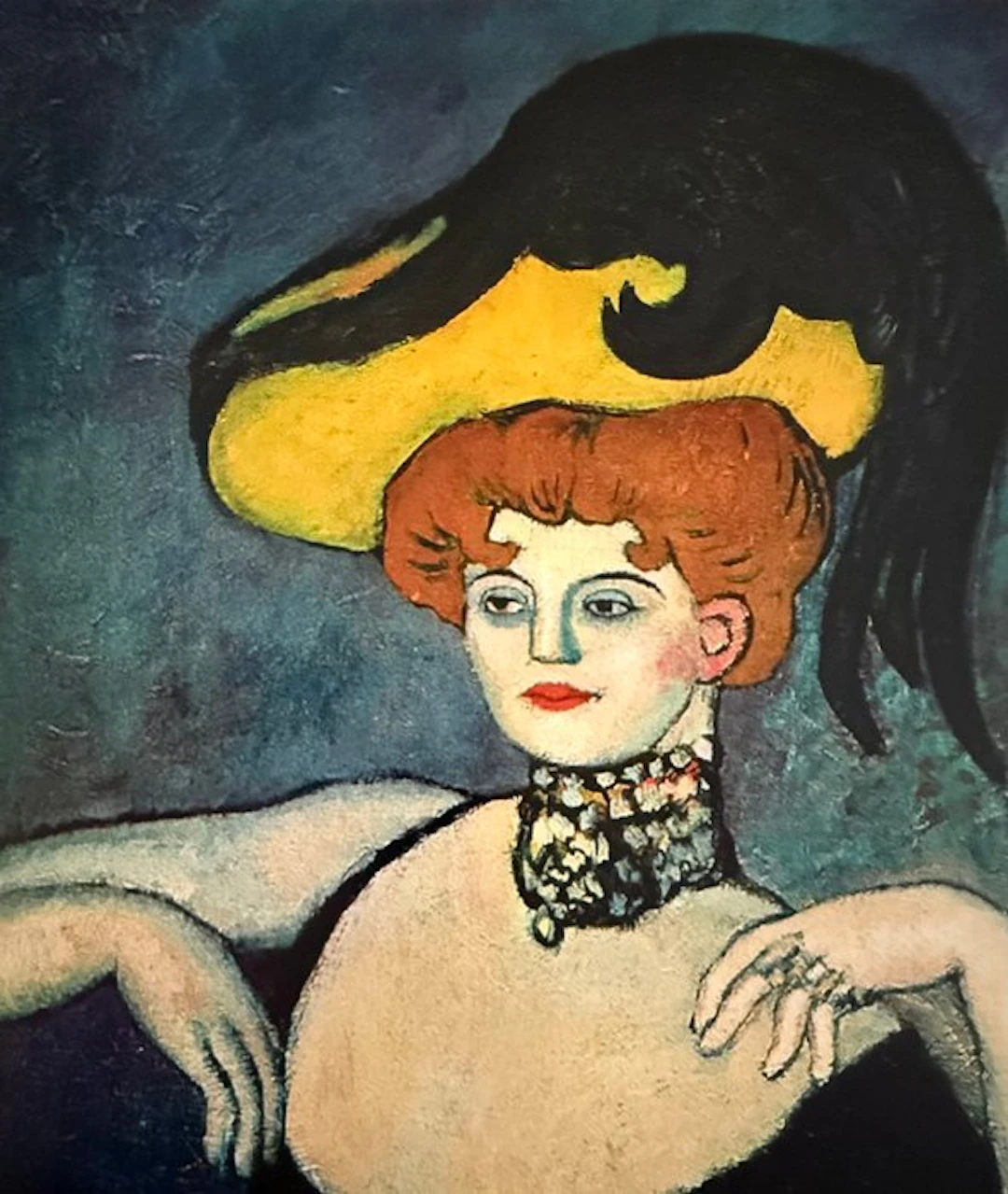 Pablo Picasso (1881-1973) - “Courtisane avec collier de pierres précieuses