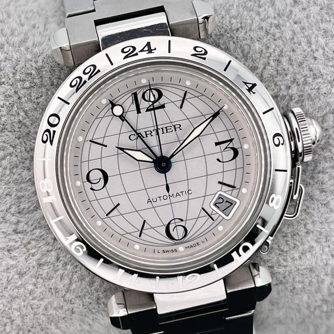 Cartier - Pasha C Meridian - W31078M7 2377 - Unisex - 2000-2010