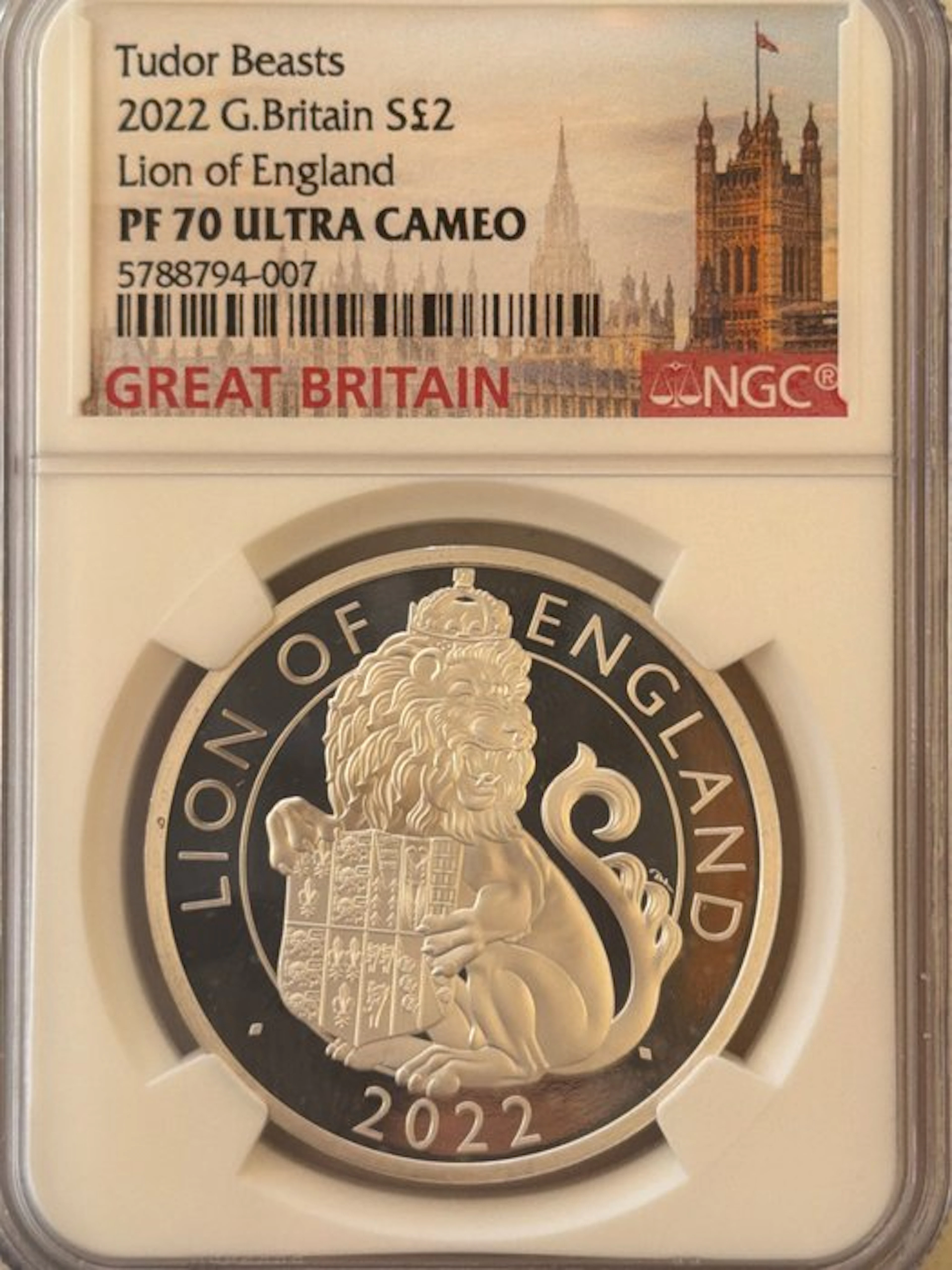 United Kingdom. 2 Pounds 2022 Elizabeth II - NGC PF70 (No reserve price)