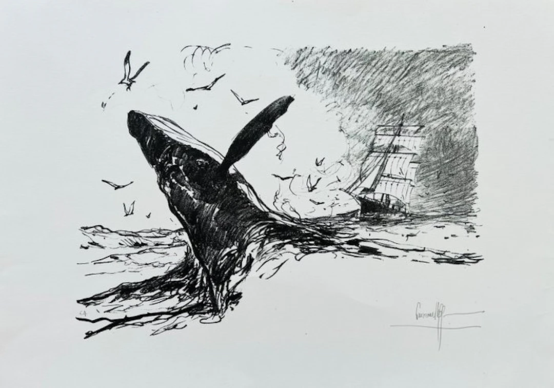 Emmanuel Lepage - L'Orque - 1 Lithography - Limited edition - 2017
