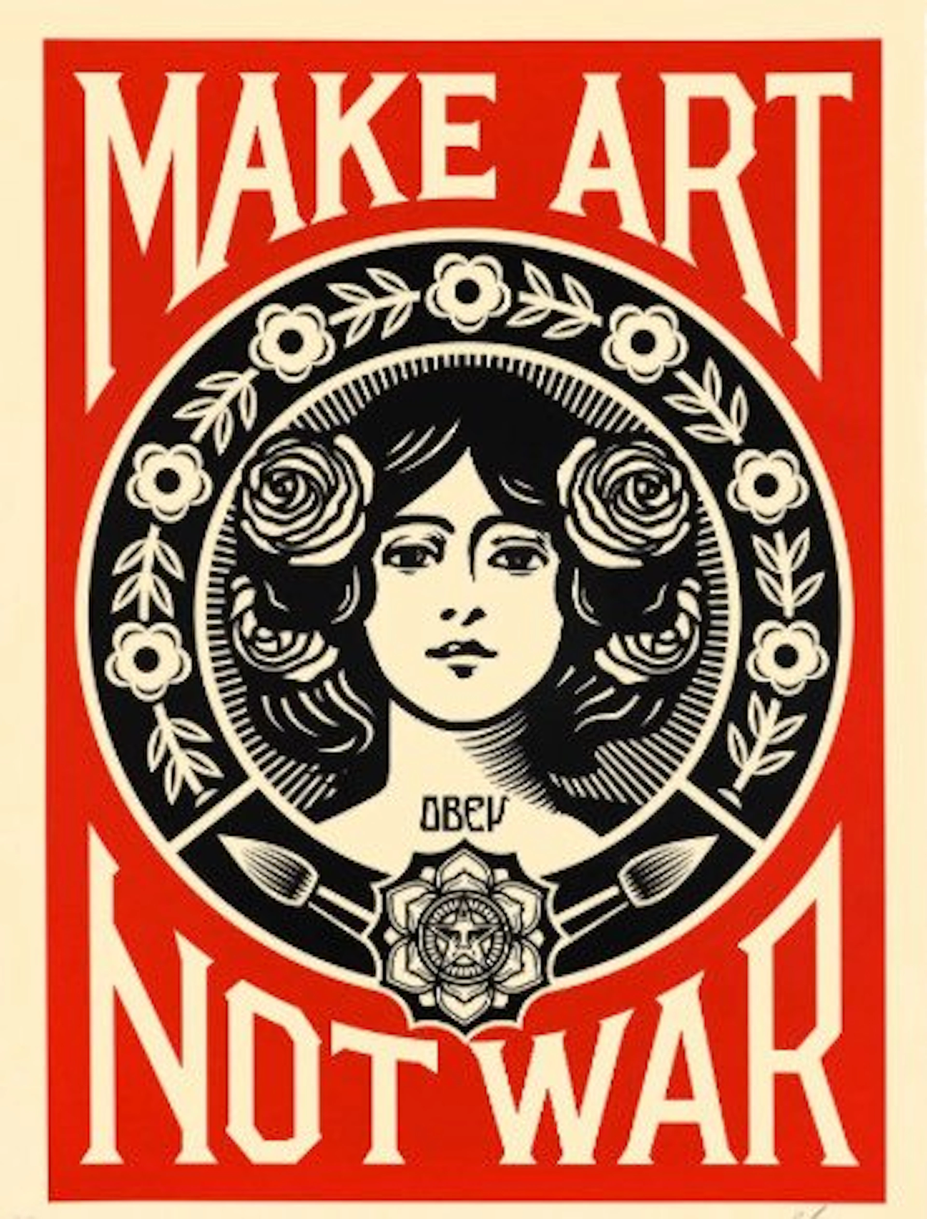 Shepard Fairey (OBEY) (1970) - Make Art Not War Signed