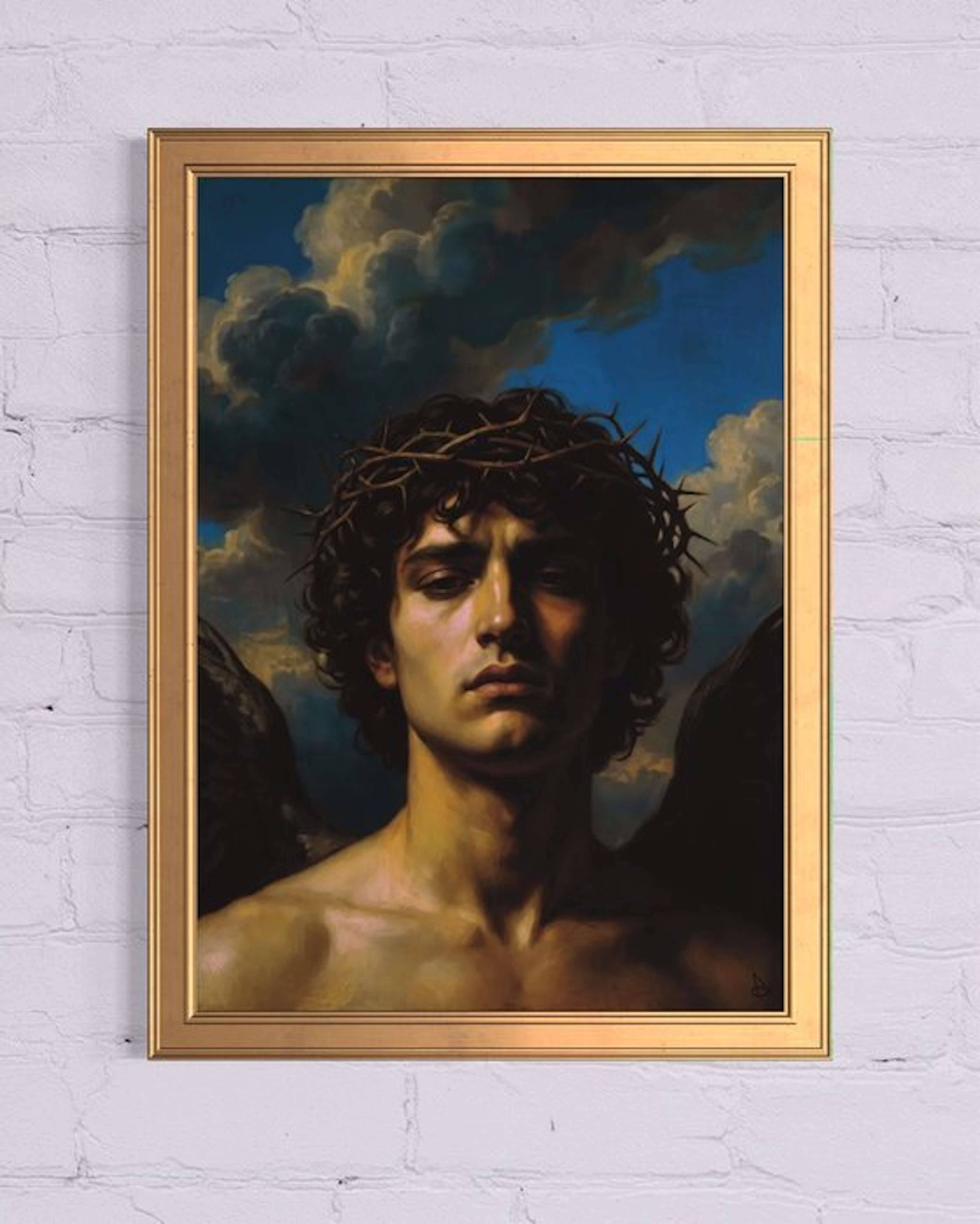 Andrea Di Martino ANDSAL 1991 - Fallen Angel with Crown...