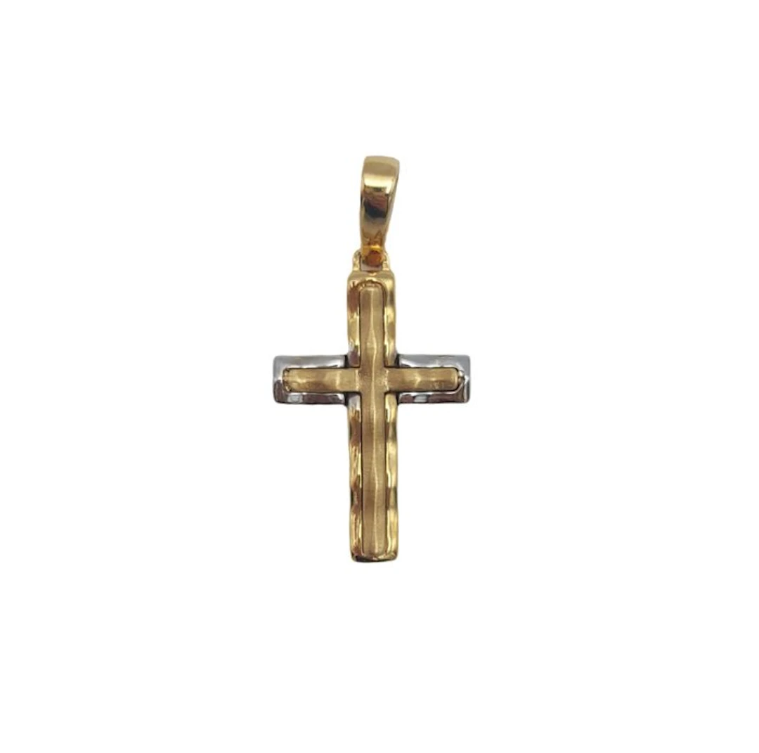 Pendant - 18 kt. Yellow gold, White gold