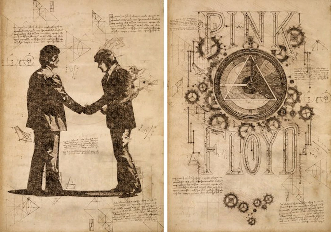 2 x Pink Floyd - By artist Andrea Boriani - DaVinci...