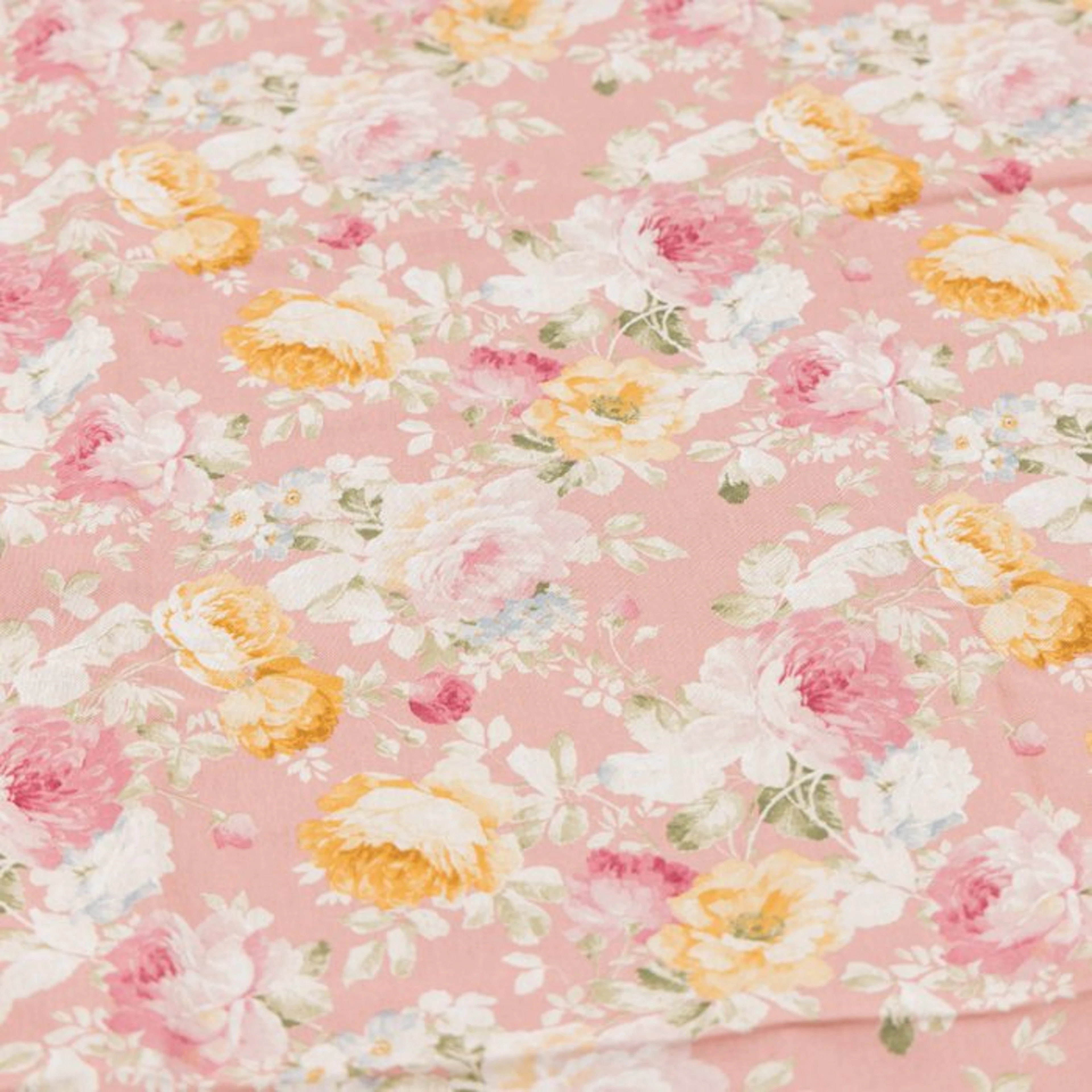 BA246 - Floral Bedspread - Ready to Use – Pink Background...