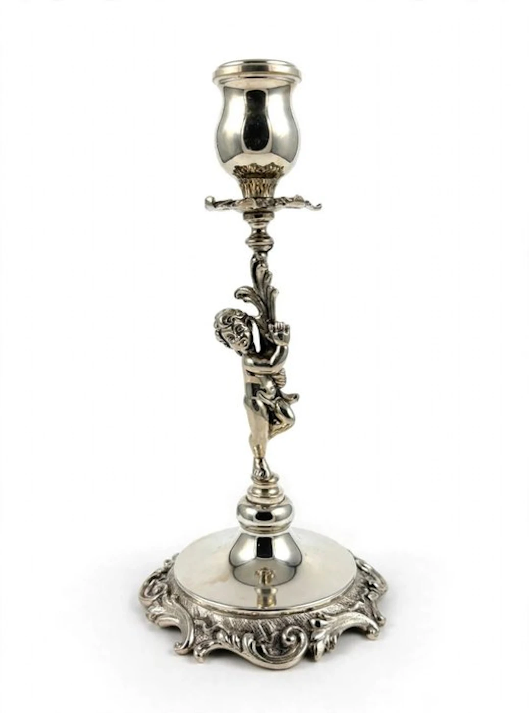 Candlestick - .800 silver