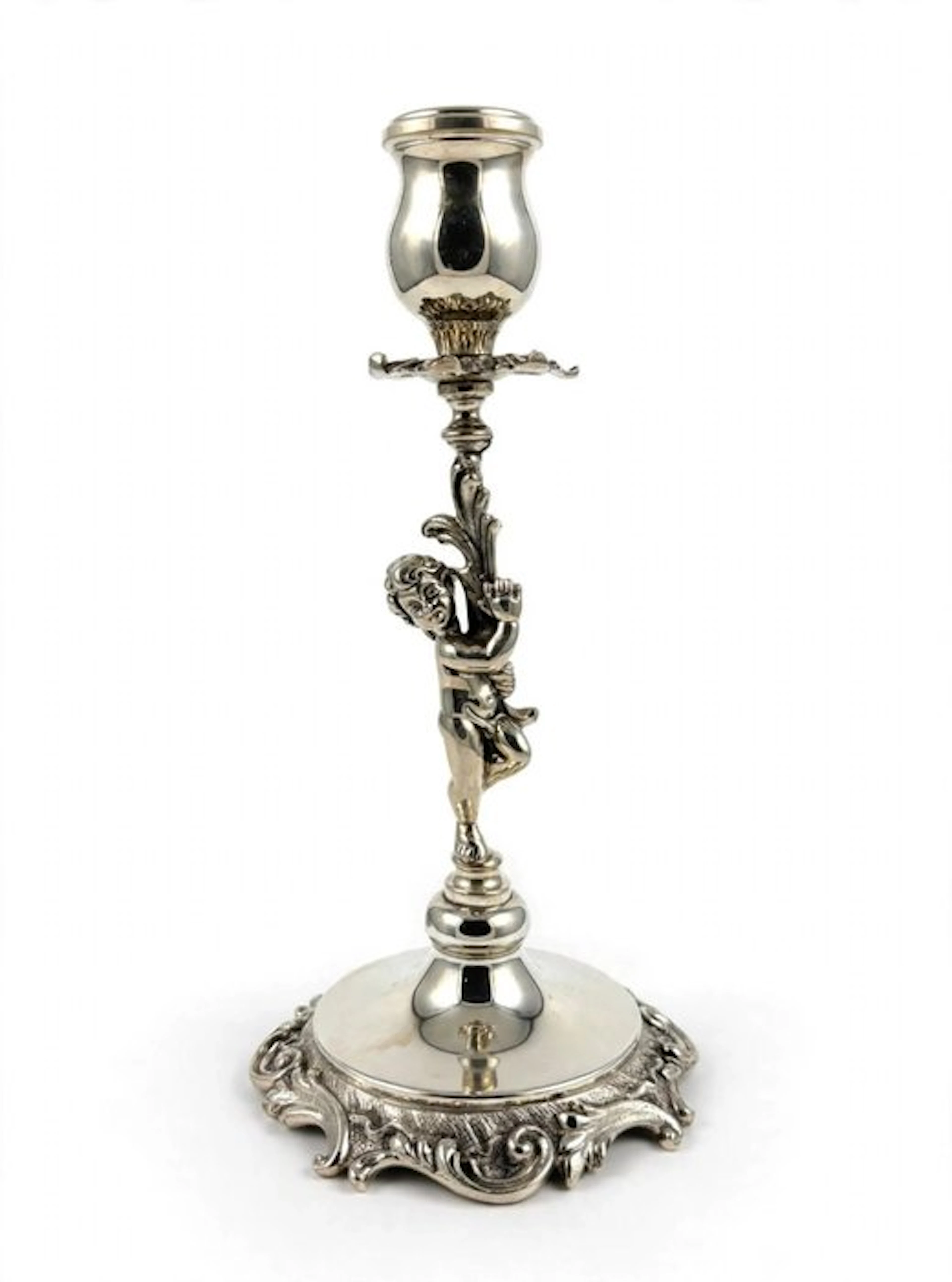Candlestick - .800 silver